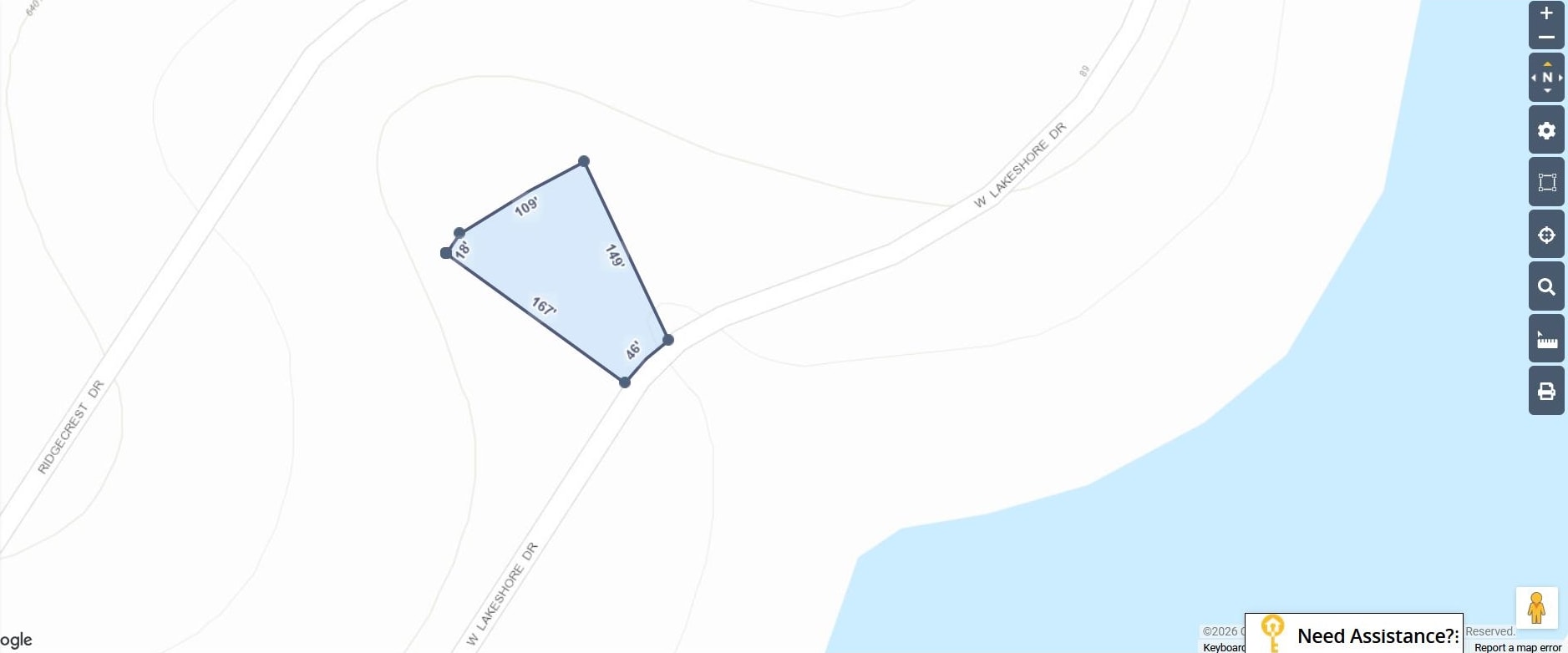 Highland lot across from Lake Mirandy. Build here with fewer restrictions than most lake view properties. Highland is home to the Middle and High School system as well as many businesses and restaurants. Highland also has two other lakes and on the far side of the lake, there is a park with newer playground. Great spot for fishing or enjoying the day on the water.