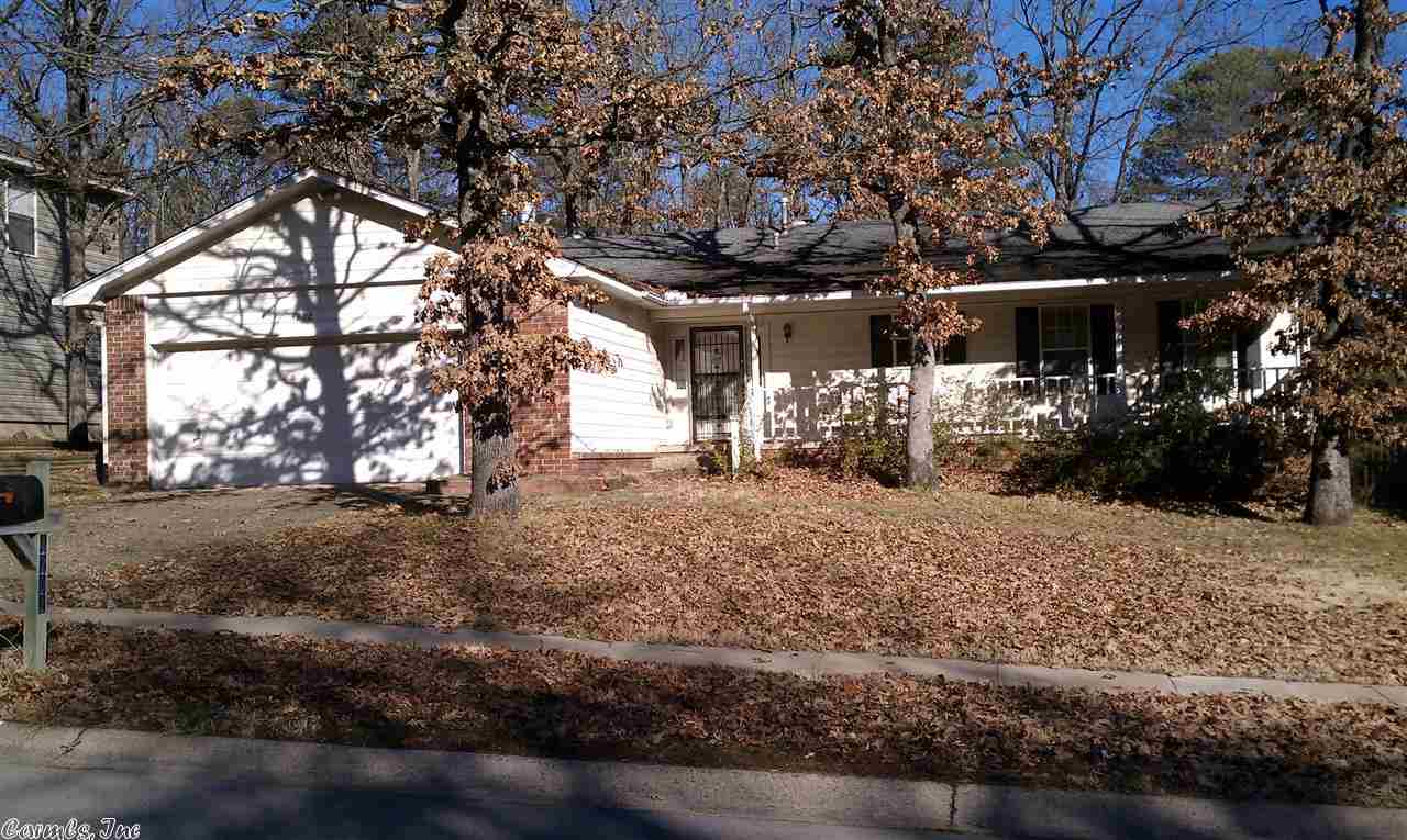 Great one level home with vaulted ceiling in the living room and a partially fenced yard with deck.  Large rooms, with nice size bedrooms.  Nice bay window in the kitchen for table and chairs.  New carpet throughout,  new paint in kitchen and living/dining room.  Spacious garage. In the Don Roberts zone.