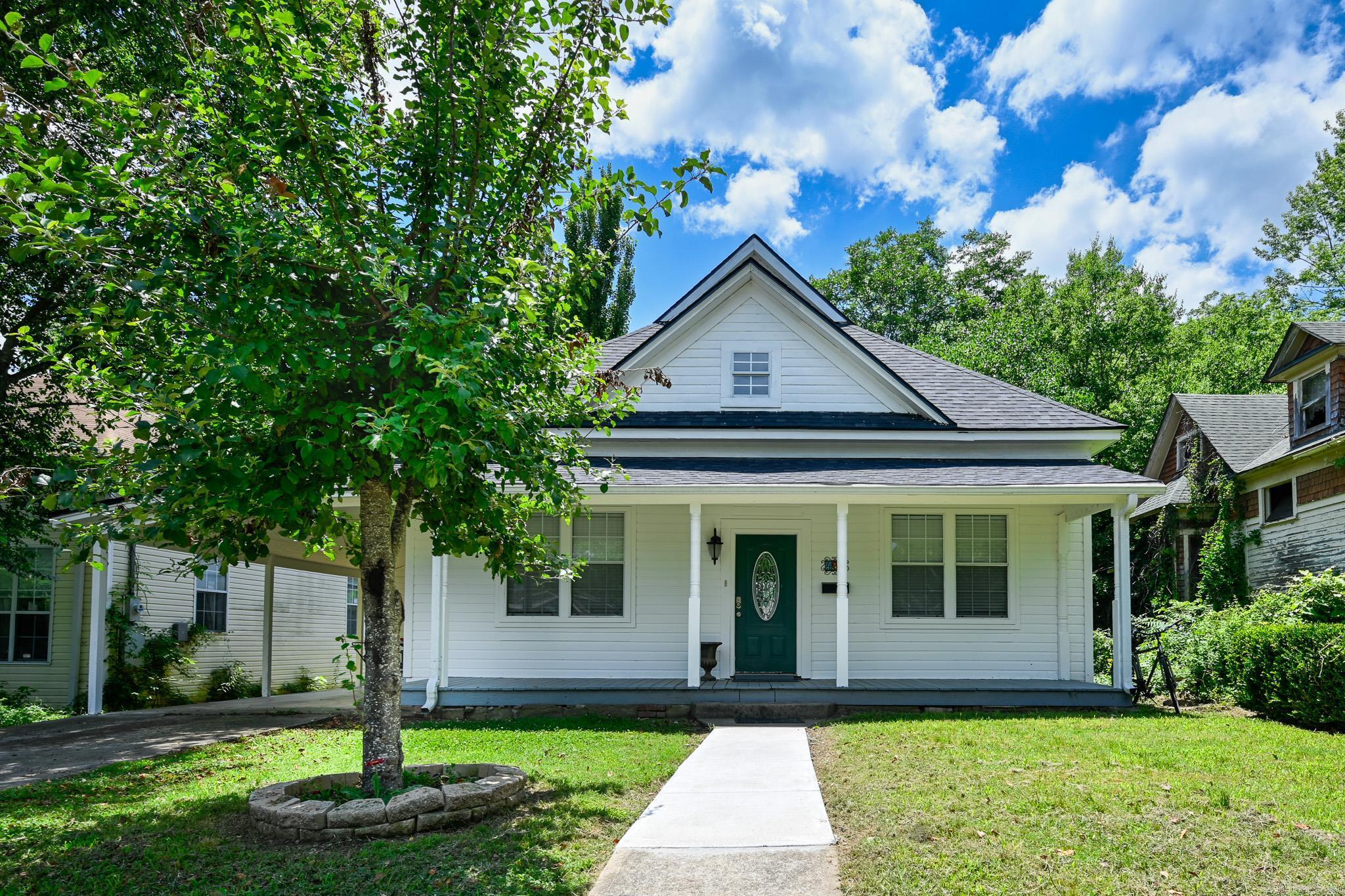 Charming Historic Home in the Heart of Town Tucked into a prime location just around the corner from Janssen Park, this lovely historic home offers timeless character paired with modern comfort. The spacious 3-bedroom, 2-bath floor plan welcomes you with high ceilings, large windows that flood the home with gorgeous natural light, and a beautifully recently renovated kitchen. Classic details like the charming claw foot tub add to the home's historic charm, while a freshly painted exterior gives it fantastic curb appeal. Step outside to enjoy the back patio and fully fenced backyard — perfect for relaxing or entertaining. A separate workshop building adds even more value and versatility, ideal for projects, storage, or hobbies. With its unbeatable in-town location near Janssen Park, this home offers the perfect blend of charm, space, and convenience. A true must-see!