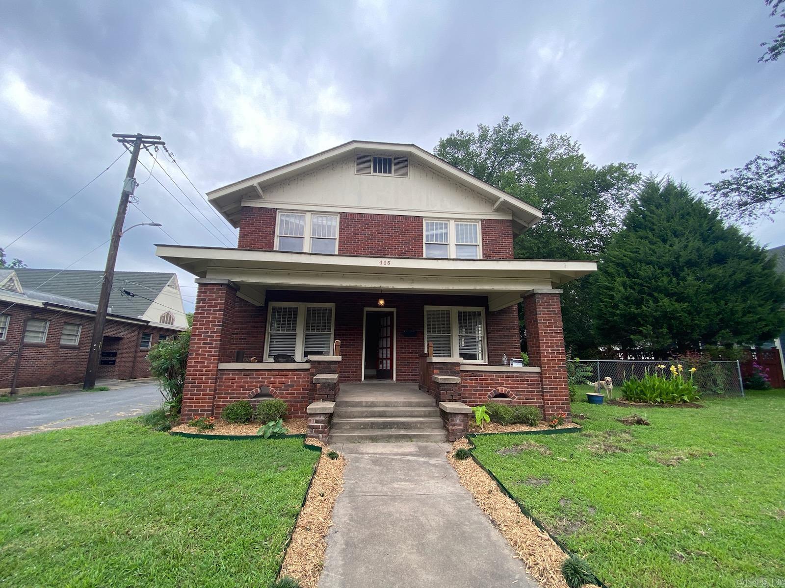 MOVE IN SPECIAL! HALF OFF FIRST MONTH’S RENT AND A FREE 50’’ SMART TV!  Super cute 3BD/1.5BA home in Argenta, a coveted location, walking distance to the Main St. strip! Great covered front porch. Living room has a gas log fireplace and opens up to a dining room that is perfect for hosting. Kitchen comes equipped with a refrigerator, stove/oven, and dishwasher. Small breakfast bar adjoining the dining room and kitchen. Large master bedroom with plenty of windows letting in lots of natural light. Beautiful hardwood floors in most of the house. Ceiling fans throughout. Sunroom/mudroom with laundry hookups. Fenced-in side yard that is perfect for anyone with kids or pets. 4+ parking spots available. The lease for this property is flexible. Income has to be 3x the amount of rent. NO SECTION 8.