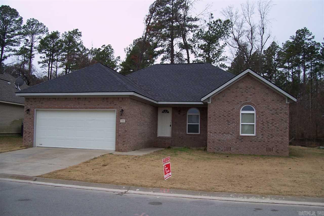 Nice and open plan! 3 bedrooms and 2 baths has split bedrooms. Master bath has separate tub and separate shower. Large family room open to dining and kitchen! Large breakfast bar! Big kitchen! New hardwood laminate being installed in family room, dining, hall and master bedroom!. Currently has wood laminate in kitchen! Double Garage with opener and separate laundry room. All Electric. Backs up to woods. Lots of fans too. almost new central heat and air. Will be ready to move in by October 1st!