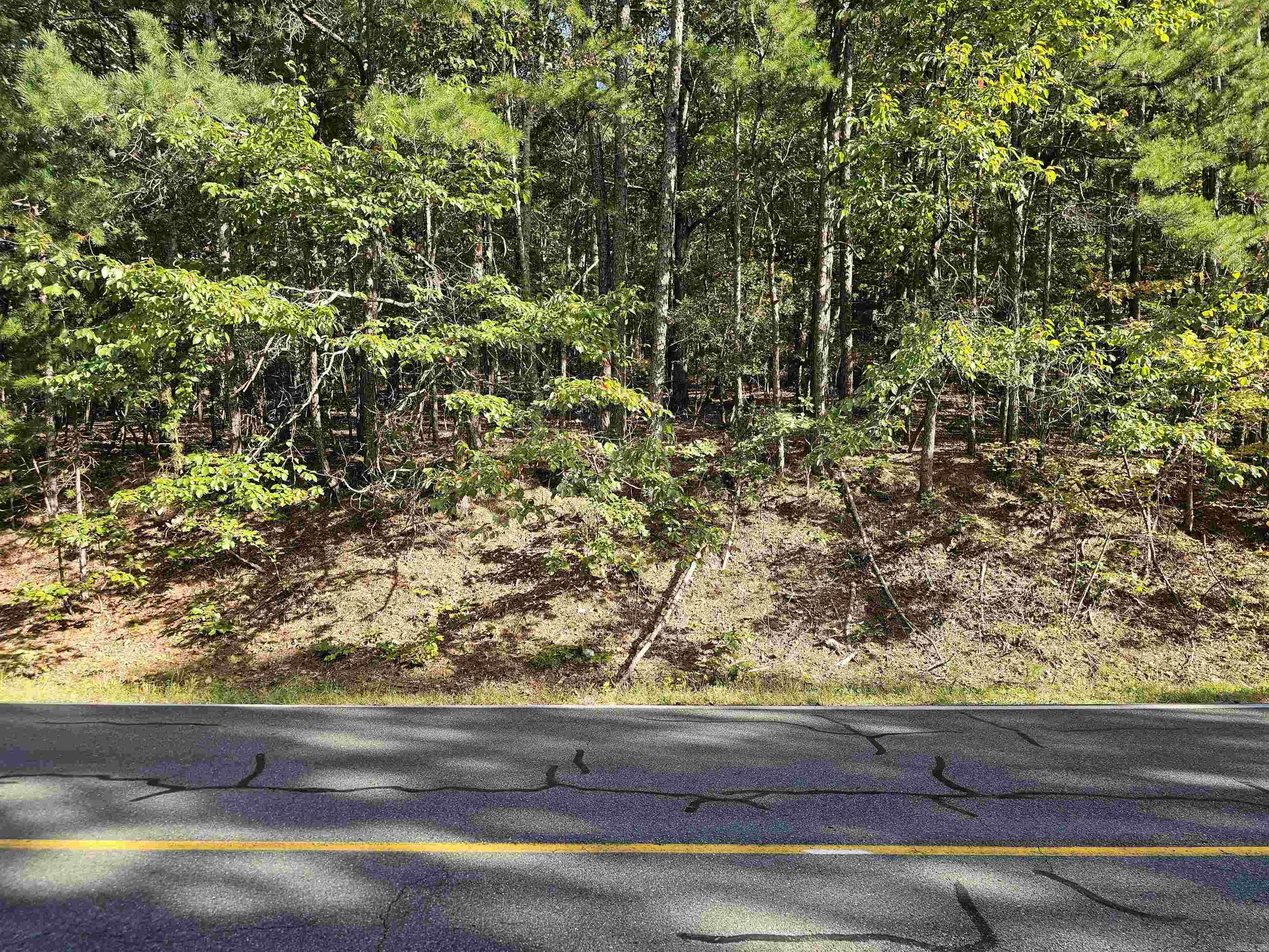 Beautiful wooded lot, up slopped with level terrain & a vista view on the west side of Hot Springs Village. Close to the west gate and shopping. Bring your plans and builder, and build your dream home in this gated golf community. There's a one-time fee of $350 collected for unimproved lots at closing for new members to HSV.
