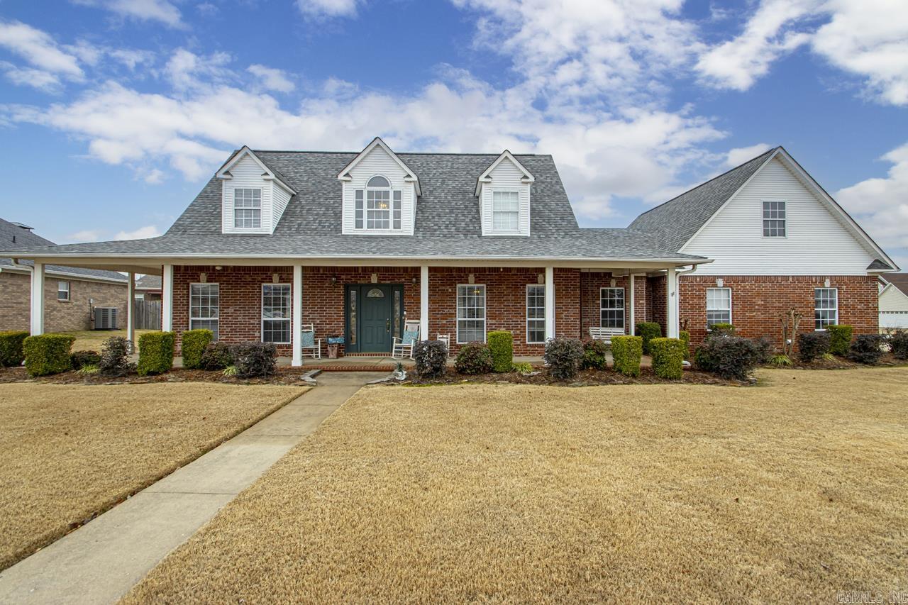 This home has been well maintained! Roof was replaced in December 2023! From the moment you enter, you feel right at home! From the oversized dining room to the cozy living area with beautiful brick fireplace! The kitchen is huge and laid out perfectly for the chef in the family! The kitchen features a new ss range and microwave!  The laundry room is spacious with cabinets for storage! Also on the main level is the amazing master suite with french doors to your backyard oasis! Master bath features double vanity, separate shower and tub! There is also a walkin closet! Also on main level is an office and 1/2 bath. Upstairs has two oversized bedrooms with extra storage! There is also a small cubby space in each of the upstairs bedrooms, perfect for kids to play or store toys! Upstairs hall bath convenient to both bedrooms! Be ready for Summer with the amazing pool in the backyard! The pool liner, pump motor and cleaner have been replaced within the past 2.5 years! With all the big ticket items being replaced within recent years, this home is ready for you! Be sure and check out the unfinished bonus space above the garage! Schedule your showing today!