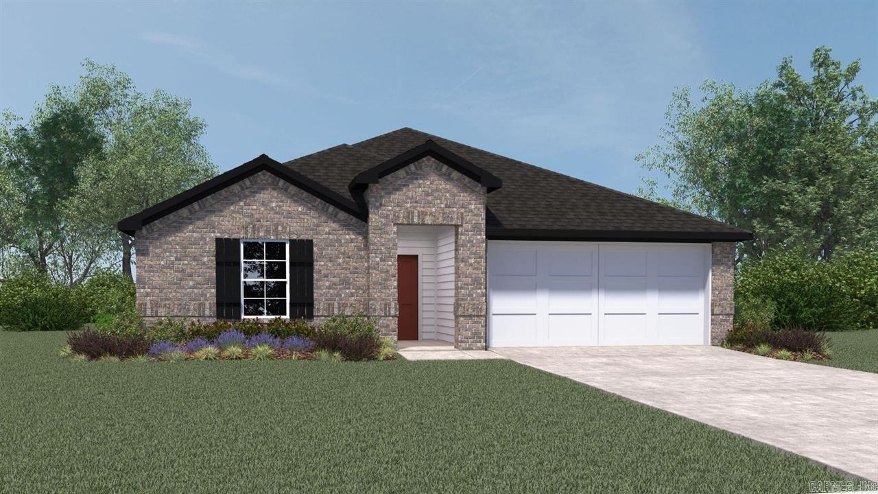 BRAND NEW FOUR BED, TWO BATH in Bryant School zone!  Rare opportunity to be the first in the home.   Four beds, open floorplan, NO CARPET, stainless appliances, quartz counters, it has it all!