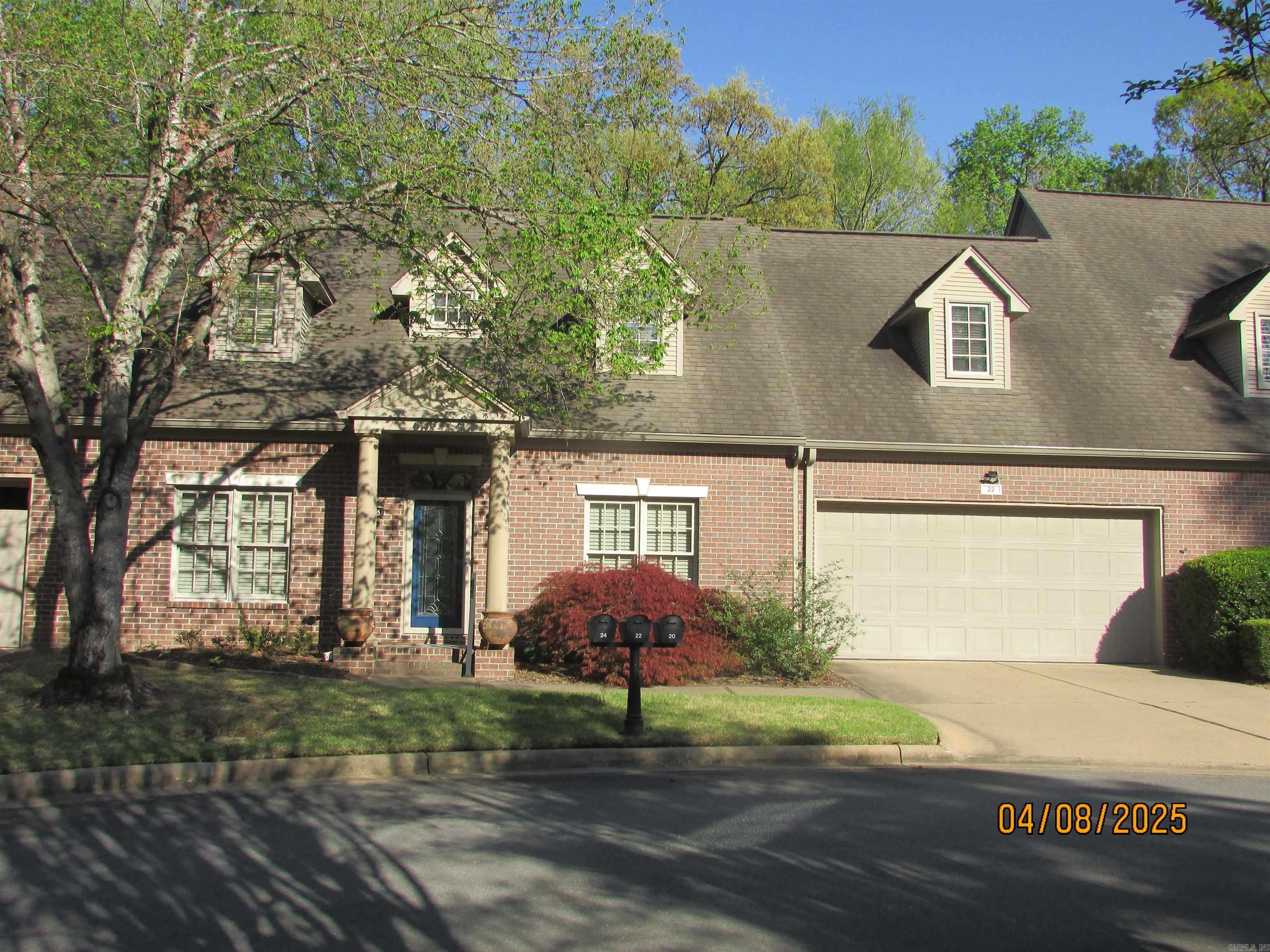 Live in luxury in this friendly gated community! Nice spacious floor plan. Den features wood flooring, gas fireplace and built in bookshelves. Formal dining has built in cabinets with plenty of storage and a bar that would be perfect for a coffee bar. Kitchen has a breakfast bar and an extra dining area with a bay window.  Primary bedroom is downstairs. Primary bathroom features a double vanity, jetted tub, separate shower and a walk in closet. Laundry room has an extra storage room with tons of storage. Upstairs features 2 bedrooms and a bonus room that can be a 4th bedroom or a game room. There is a walk in attic with lots of storage space.  Nice deck in back for relaxing. Freshly painted downstairs and ready for you. **See agent remarks for code**
