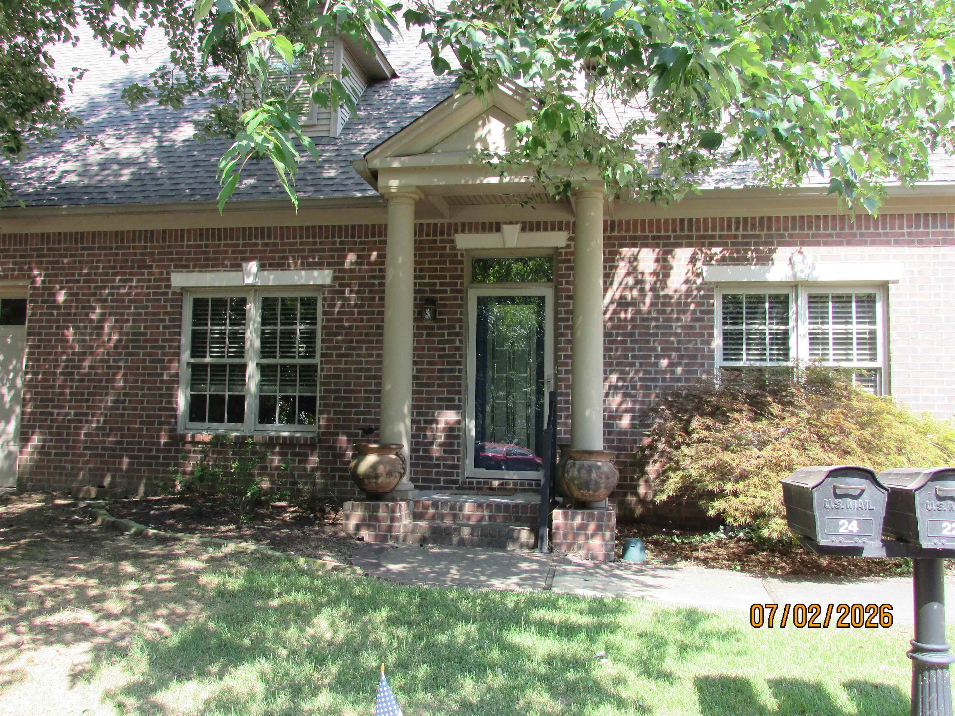Live in luxury in this friendly gated community! Nice spacious floor plan. Den features wood flooring, gas fireplace and built in bookshelves. Formal dining has built in cabinets with plenty of storage and a bar that would be perfect for a coffee bar. Kitchen has a breakfast bar and an extra dining area with a bay window.  Primary bedroom is downstairs. Primary bathroom features a double vanity, jetted tub, separate shower and a walk in closet. Laundry room has an extra storage room with tons of storage. Upstairs features 2 bedrooms and a bonus room that can be a 4th bedroom or a game room. There is a walk in attic with lots of storage space.  Nice deck freshly painted in back for relaxing. Freshly painted downstairs and ready for you. New roof 2026. **See agent remarks for code**