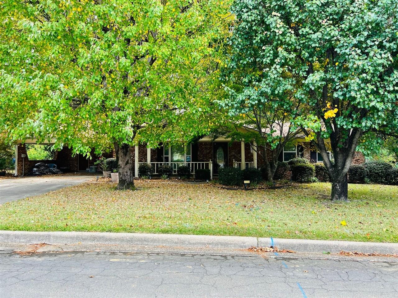 All electric, in great neighborhood. Living, dining and kitchen are open to enjoy entertaining and family living and includes a corner fireplace and coat closet. Hall bath has new commode.  Sunroom with an abundance of windows, has tile floor and skylights. The oversized fenced in yard is complimented with water feature that has to be turned on.  8x 10 storage building  Dishwasher is not listed because it has not been used in six years. Security and sprinkler systems.   New Honeywell thermostat.  Cameras are installed but will not convey in sale.  Airs internet. Roof was replaced in 2014 and sunroom roof in 2020.  Secure backyard gates before leaving, if they were opened.    Call Century 21 Campbell & Company for appointments (870)837-2121  Gin Foster 870-818-1055  Square Footage, Year Built & Lot Size taken from Courthouse Records