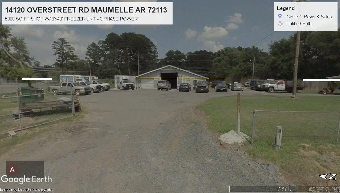 Please Call Todd H Ashley @ 501-680-6045  Commerical Rental PROPERTY   5000 SQ FT SHOP with 8x40 FREEZER UNIT
