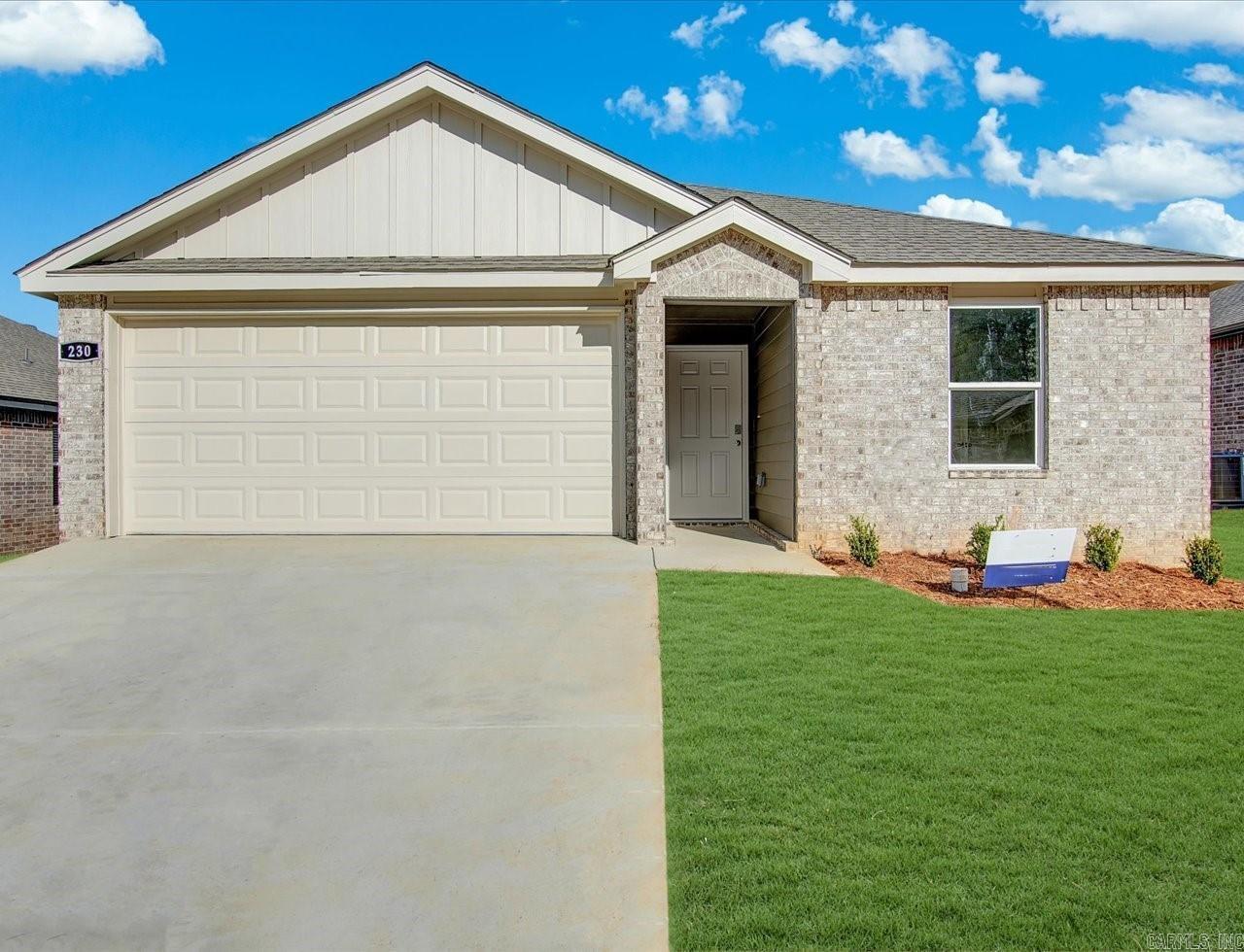 Beautiful Biscoe plan in Crescent Grove, located in North Little Rock, AR! These homes create a welcoming environment with an open floorplan, perfect for entertaining! Each single-story home features LVP throughout the common areas with carpet in bedrooms and closets. In the kitchen and bathrooms, you’ll find beautiful quartz countertops. Each home will feature 4-sides brick with Hardie® siding per plan. These homes come with a programmable thermostat! 10-year limited Homebuyer’s Warranty! Photos may be stock photos, representative of plan only and may vary as built. Annual taxes is an estimate. Taxes are TBD. HOA dues TBD.