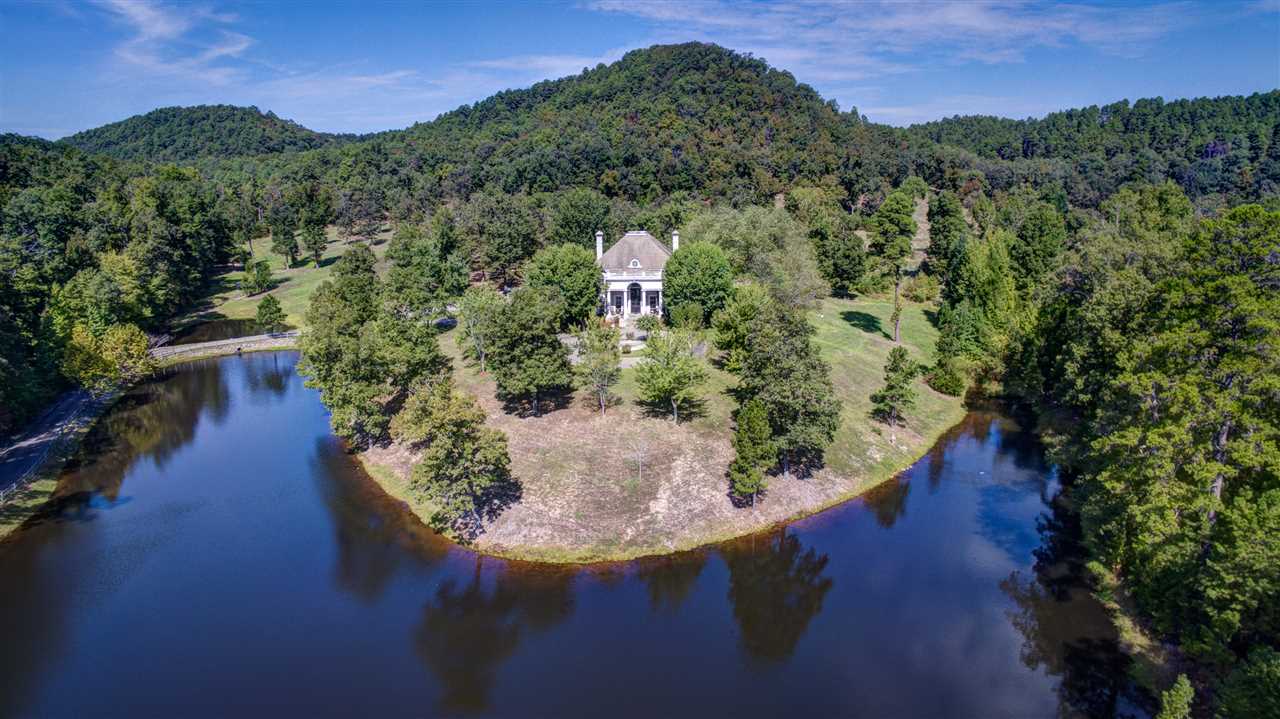 Hidden away in a private gated development is a Country  French Neo-Classical estate built by Jack Hartsell, including a 25 ft entry foyer w/ limestone floors & curving suspended staircase. Views of a spring fed lake and mountains. Outside Veranda is floored in Pennsylvania blue stone which surrounds the swimming pool. Only 10 minutes from  Chenal.