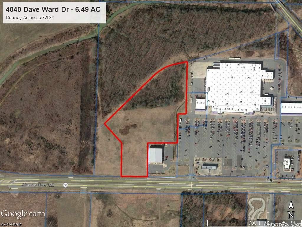 Prime commercial property in Conway Marketplace Shopping Center.  Close to Wal-Mart and future Conway Western Loop.  Zoned C-3