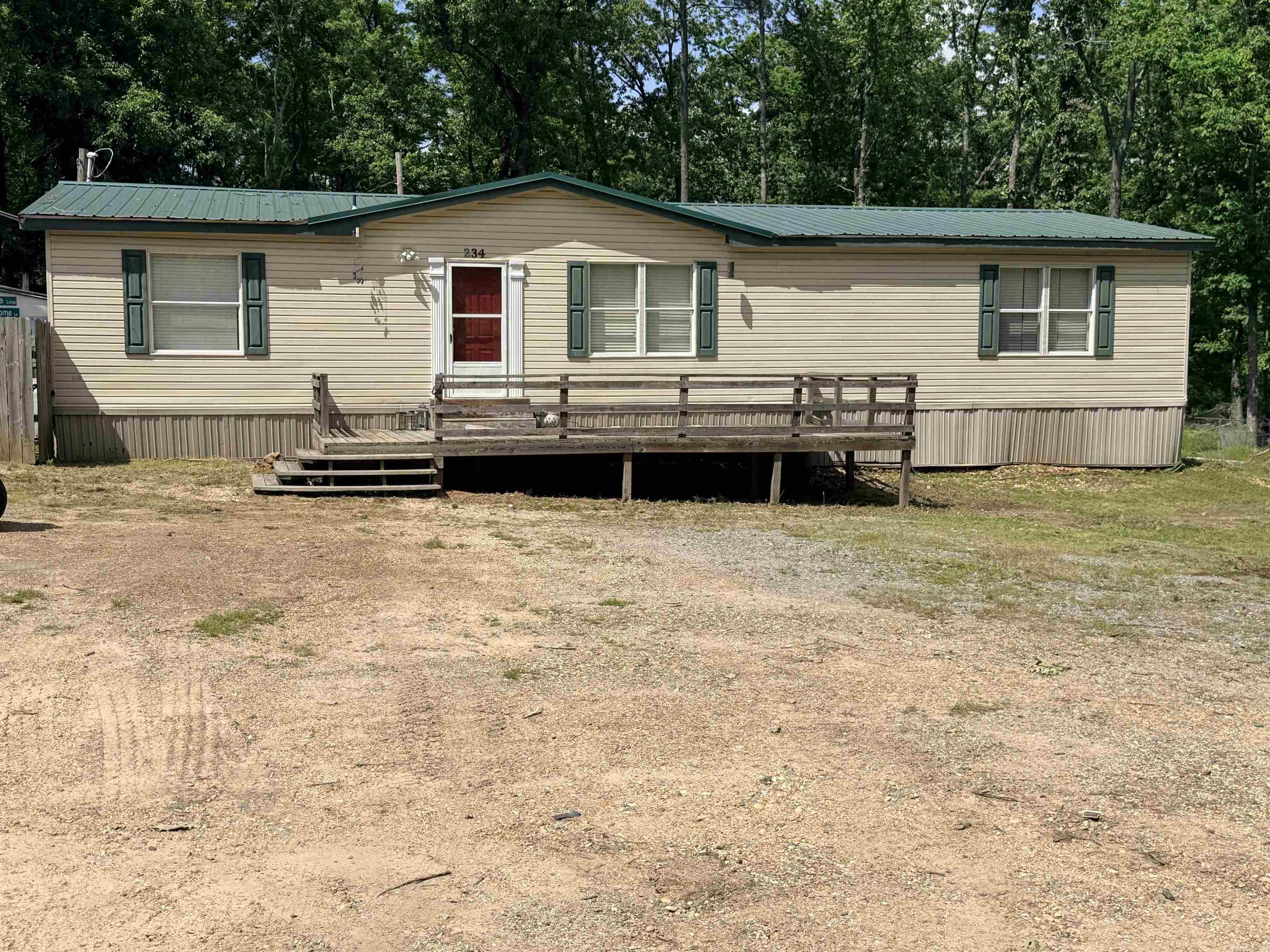 Come checkout this 4 bed 2 bath mobile home on a spacious lot with metal shop.   This property sits on a decent sized lot with room to expand as a fellow neighbor is willing to sell their vacant lot adjoining. Property has solid bones, come finish the updates and make it yours. The metal shop is perfect for storage, projects, or a work shop. It has 3 large bedrooms and a fourth bedroom that would be great as a nursery or a extra large walk in closet due to its proximity to the master bedroom.   Seller Motivated for a Cash or Conventional loan buyer!  Reach out with any questions or to schedule a private showing.