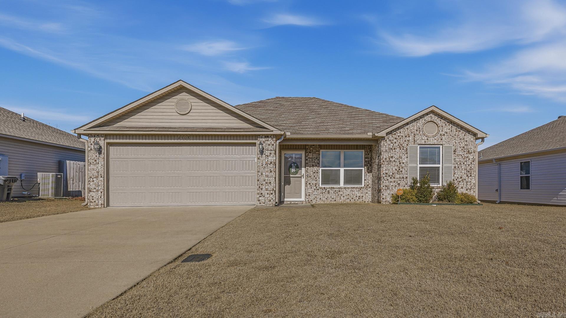 Welcome to Market 4308 Willow Ridge Drive in the Willow Pointe Subdivision of Jonesboro, Arkansas, located within the Nettleton School District. Built in 2019 of brick and vinyl, this home looks brand new and is move in ready!!! Offering 1,291 square feet of efficiently designed living space featuring a split floor plan with three bedrooms, two full bathrooms with tub/shower combinations, a spacious living room, an eat-in kitchen with all stainless steel appliances including refrigerator, a dedicated laundry room, and a two-car attached garage. This home showcases a clean and modern interior with vinyl plank flooring throughout and carpet in the bedrooms. Situated on a 0.19+/- acre lot, the property also features a fully fenced yard backing up to the woods for extra privacy. Conveniently located near NEA Baptist Memorial Hospital, Arkansas State University, Jonesboro Municipal Airport, and an assortment of retail and dining options. Move-in ready and priced to sell. Don’t miss the opportunity to make 4308 Willow Ridge Drive your own, or an addition to your rental portfolio— call to schedule your private showing today!!