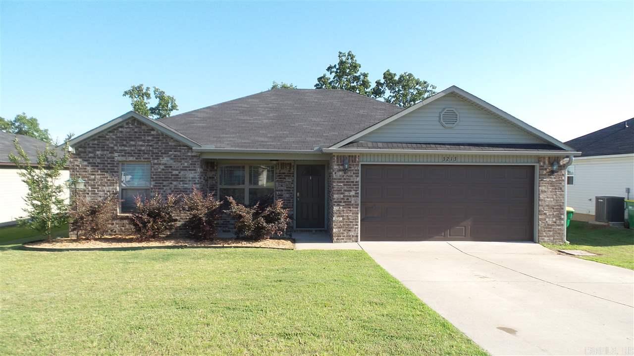 Welcome home to 3213 Miracle Heights Cove in Sherwood's Miracle Heights subdivision.  This newer construction home is move in ready, and only 4 years old, which provides maintenance free living for many more years. Split bedroom design, with spacious living room and large master bedroom.  Enjoy the peace and privacy on this culdesac lot, yet only minutes from local area amenities, including just minutes from LRAFB gate.  100% financing!  Buyer receives Ocean Adventure vacation for two.  See agent remarks.