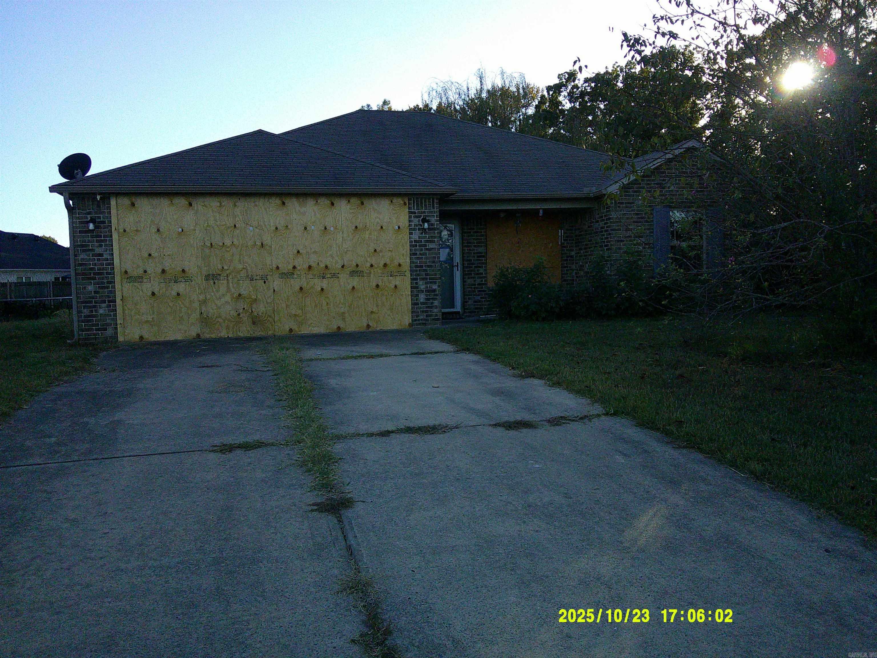Great opportunity for GreenbrierOpportunity to own a home in Baywood and have a large pie shaped lot surrounded with new construction.  The property has experience fire damage and other damages   Bring your ideas to make this property yours.  The 4th bedroom is separate from the other bedrooms; it is located on the other side of the kitchen The kitchen is L shaped with eat in dining/breakfast room Living with large yard  House has experienced some fire, smoke damage, garage, siding and fence damage