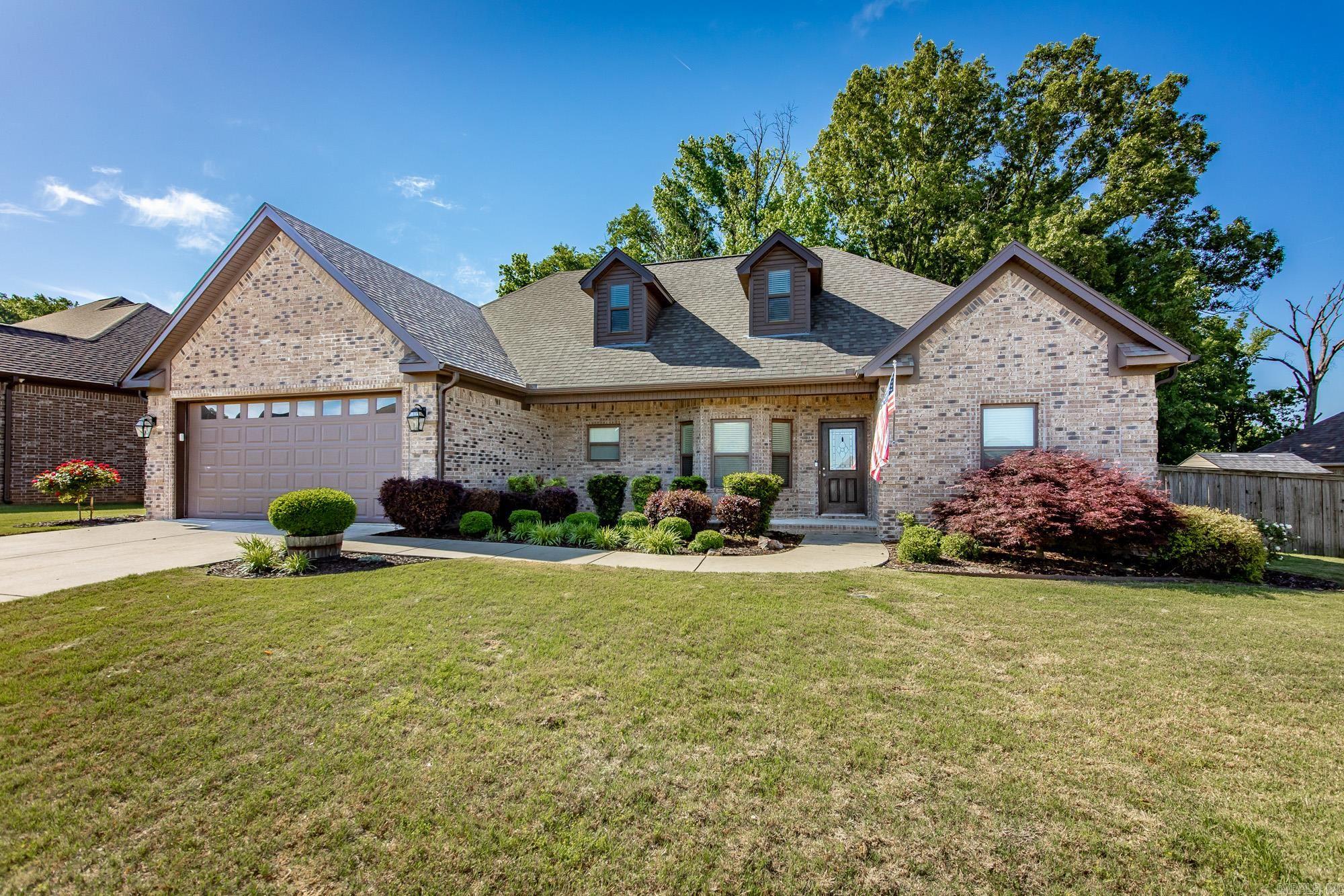 Welcome to 107 Hudson Branch ~ Beautiful home in highly sought after Shadow Creek Subdivision - Competitively priced home for this neighborhood! This home is stunning! Hardwood floors, Berber carpet, high end fans & beautiful fixtures throughout! As you enter this home, you will love the high cathedral ceiling with lots of recessed lighting. The kitchen offers tons of storage and counter space~ stained wood cabinets & granite countertops, stainless steel appliances, pantry & breakfast bar. Primary bedroom is large with separate shower, soaking tub and oversized walk in closet! Green space behind home w/large covered back patio creates the perfect space for entertaining. Location Location ~ close to the heart of Cabot with quick access to 1-57 and within minutes of schools!! Newer roof/gutters and hot water heater.  Call today to schedule a tour of this home!