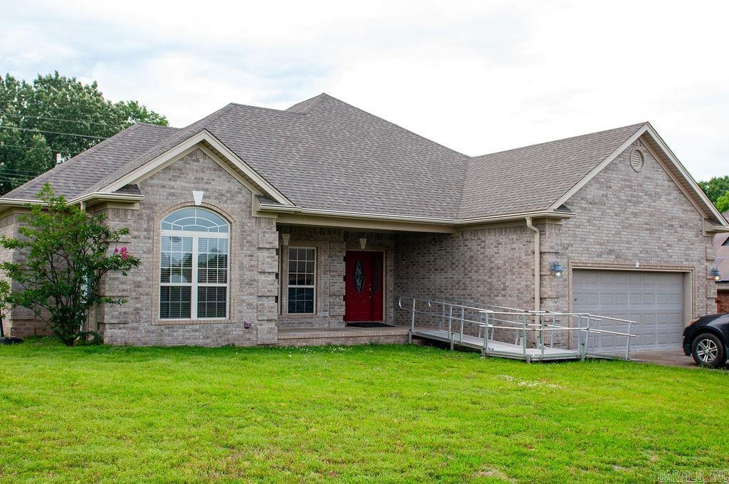 3 bedroom, 2 bath home offers comfort, convenience, and thoughtful features throughout. Located close to schools, this home features a spacious floor plan with  dining room/office, Kitchen with pantry for added storage. The primary suite includes a walk-in closet and walk in shower in both bathrooms, while the kitchen comes fully equipped with the refrigerator, washer, and dryer all staying with the home. You’ll also appreciate the added peace of mind with a storm shelter located in the garage and low-maintenance Leaf Guard gutters already installed. This home has everything you need and more — schedule your private showing today!