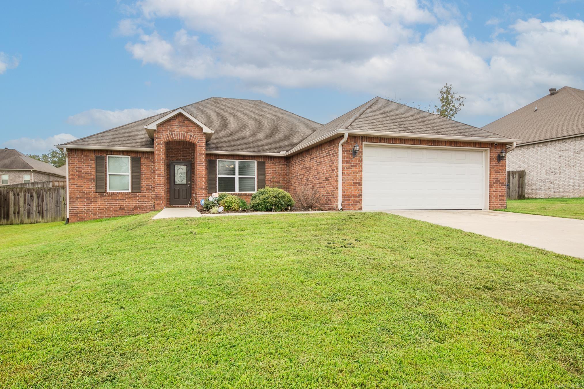One story all brick home, features include 3 bedroom 2 baths, great open split floor plan, gorgeous hardwoods, vaulted ceilings, open kitchen w/ granite countertops, breakfast bar, & formal dining. Home has lots of storage, fully fenced & level backyard w/ covered patio. No smoking or vaping in the house or garage. Application/background check/rental verification and security deposit required.