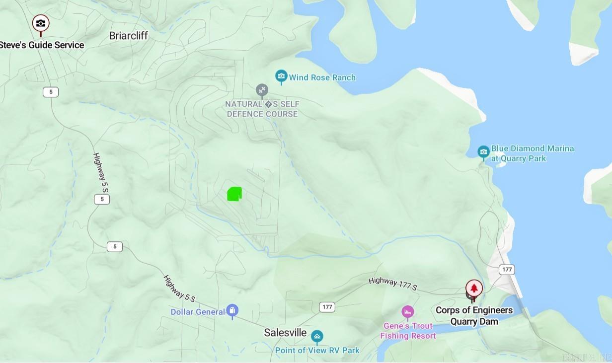 Build your dream home or cabin here!  Less than 15 minutes to Mountain Home and 10 miles from the dam site of Norfork Lake and Norfork River and some of the best trout fishing in the state!