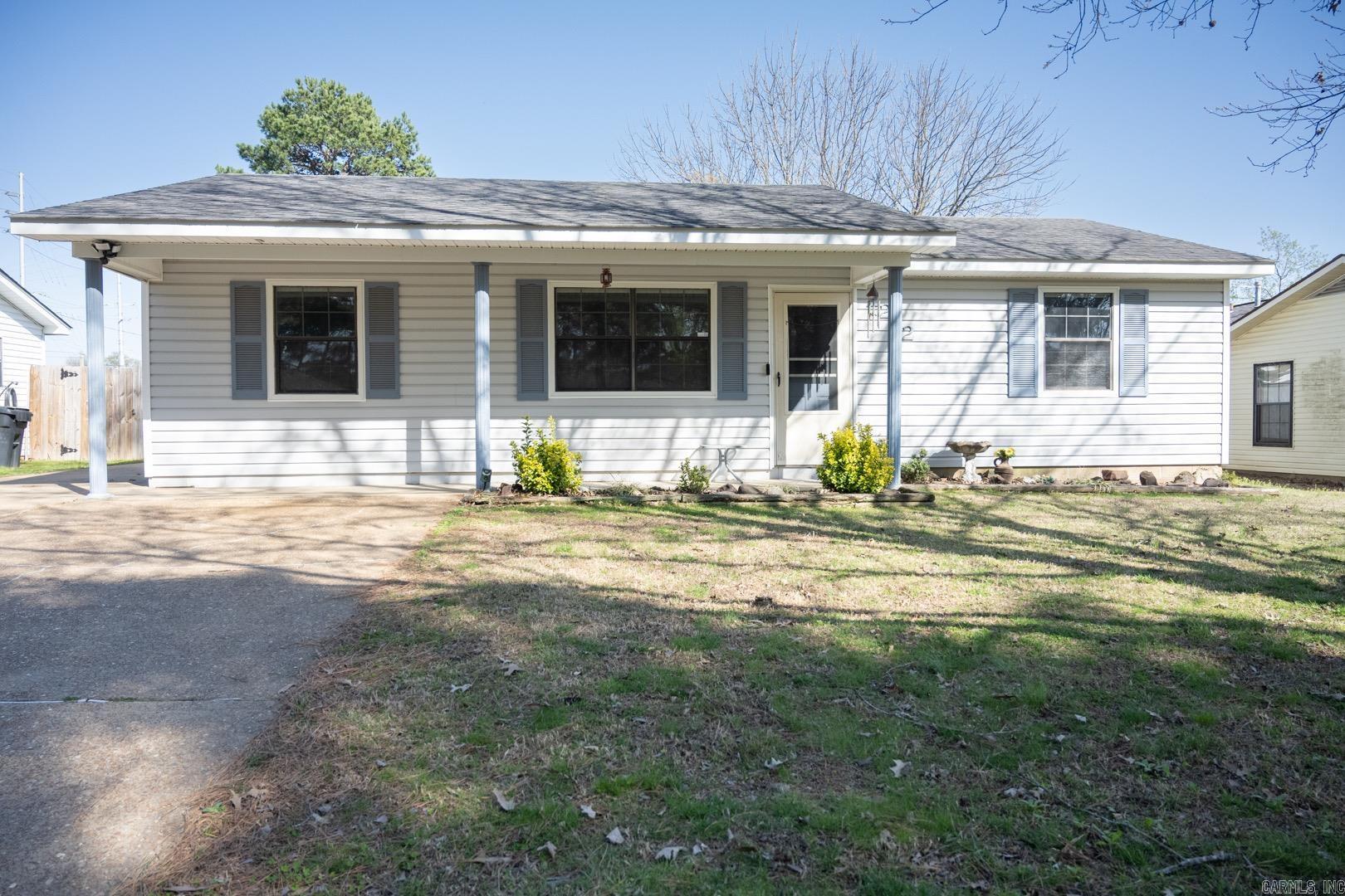 Charming 3-bedroom, 1 bath home located in Jonesboro! This well-maintained property features new carpet in all bedrooms and a spacious, open living room that’s perfect for relaxing or entertaining. The home offers central heat and air, along with major updates including a newer roof, HVAC system, and water heater—all within the last 10 years for added peace of mind. Step outside to enjoy a large backyard complete with a privacy fence and a shop, ideal for storage, hobbies, or a workspace. This cute and affordable home is perfect for first-time buyers, or anyone looking for comfort and value.