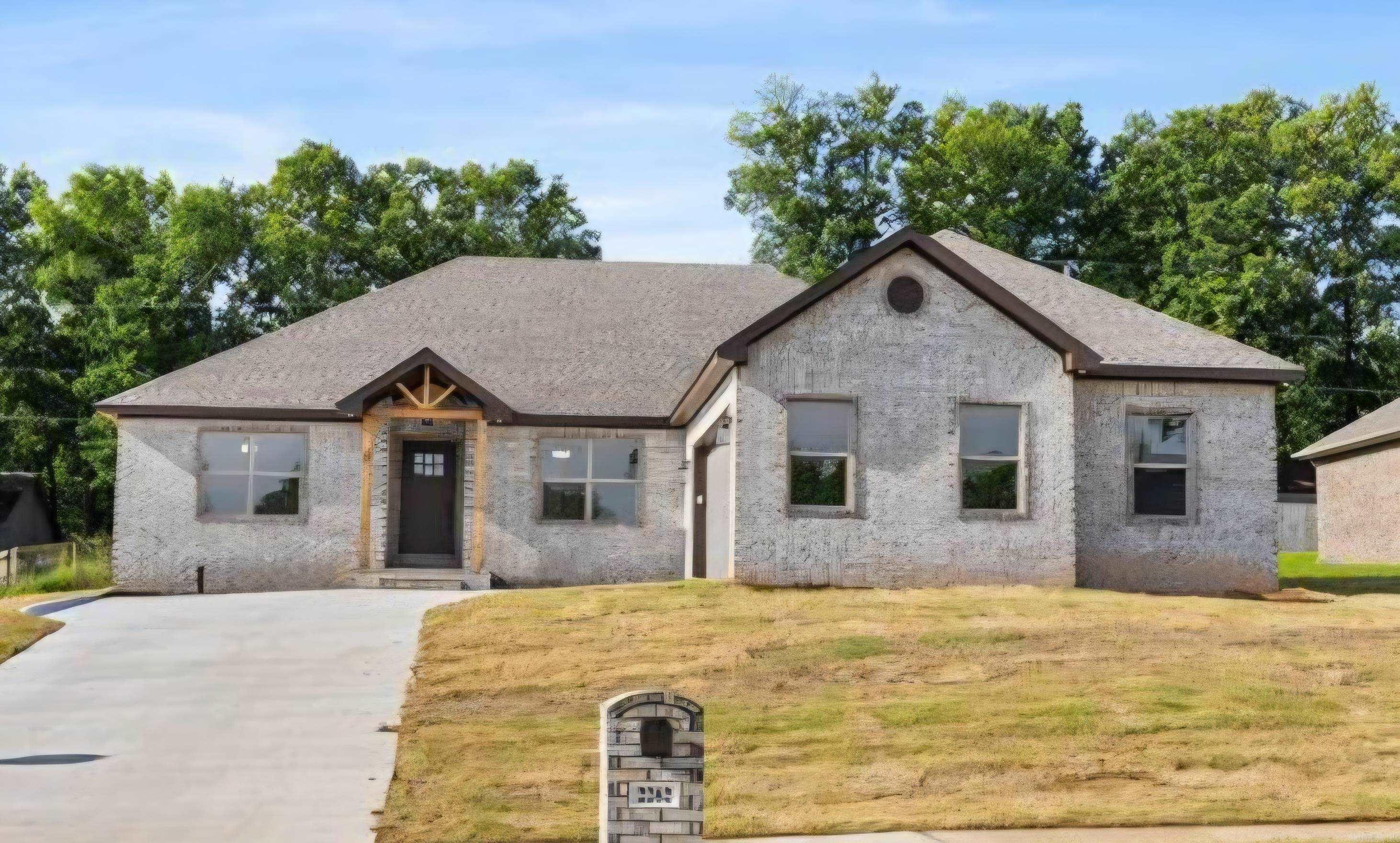 Wonderful Sherwood New Construction close to schools, shopping, pools and LRAFB! FEATURES INCLUDE: Open floor plan- Great room with fireplace- Kit. with large center island and pantry- Split bedroom plan- Primary bedroom with tray ceilings- Primary bathroom with garden tub, oversized tile shower and big primary closet- 4th bedroom or large office- 2 car side entry garage- AND covered patio overlooking the large backyard!!! 1yr. Builder Warranty ***TAXES ON LOT ONLY***