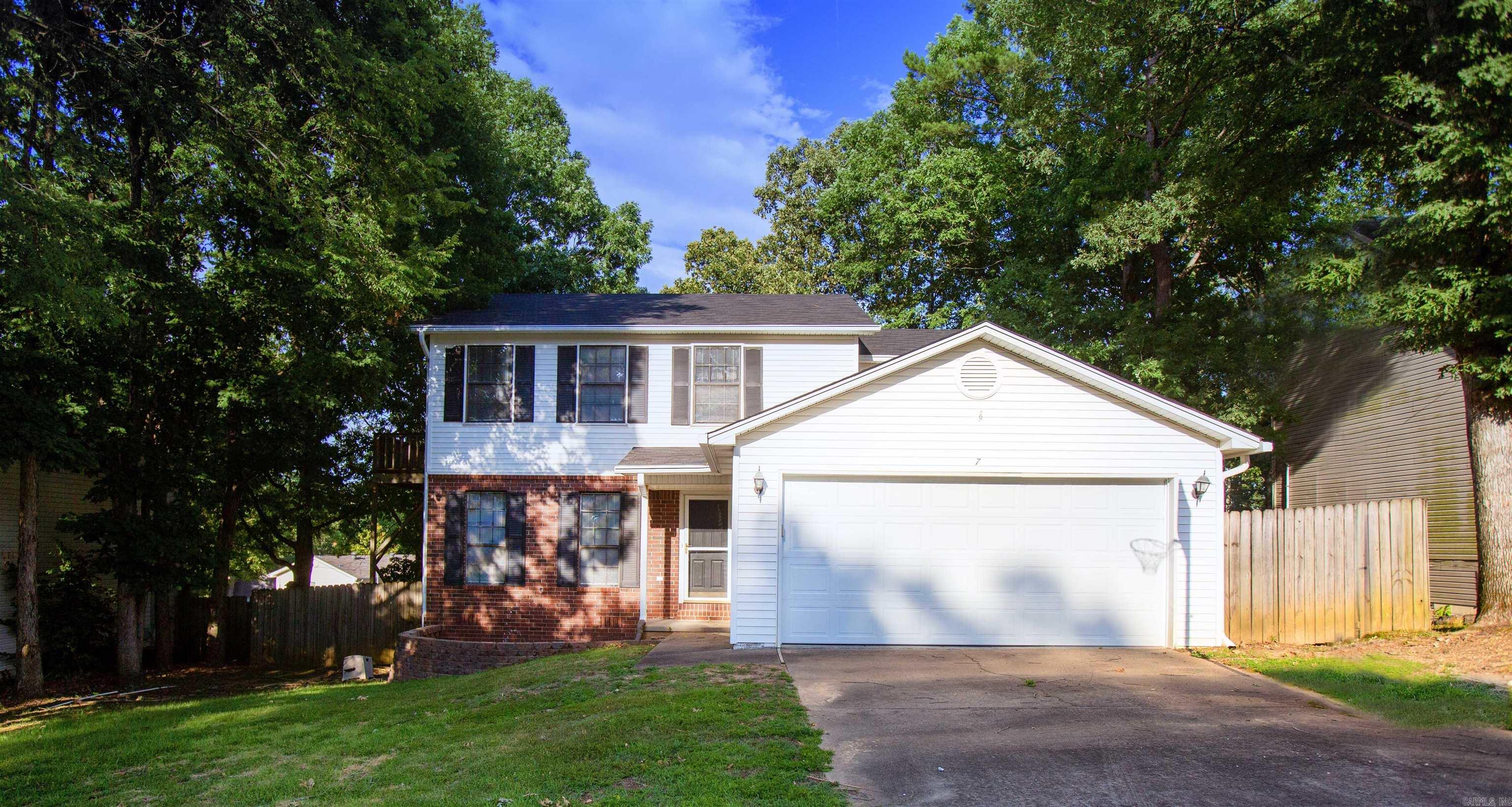 Cute 3BD/2.5BA with a 2-car garage in West Little Rock that is waiting for you to call home. Plenty of living space throughout. Living room has hardwoods and connects to a separate dining area that is perfect for hosting family gatherings. Eat-in-kitchen has plenty of storage options and comes with all appliances. Second living area off kitchen with a decorative fireplace and hardwood flooring. Bedrooms have new carpet and ceiling fans. Laundry room comes equipped with a washer and dryer. Fully fenced back yard that is perfect for anyone with kids or pets. Large back deck that is perfect for enjoying time outside. Extra storage building in back. The lease for this property is for 2 years with a 3% increase after the first year. Income has to be 3x the amount of rent. NO SECTION 8.