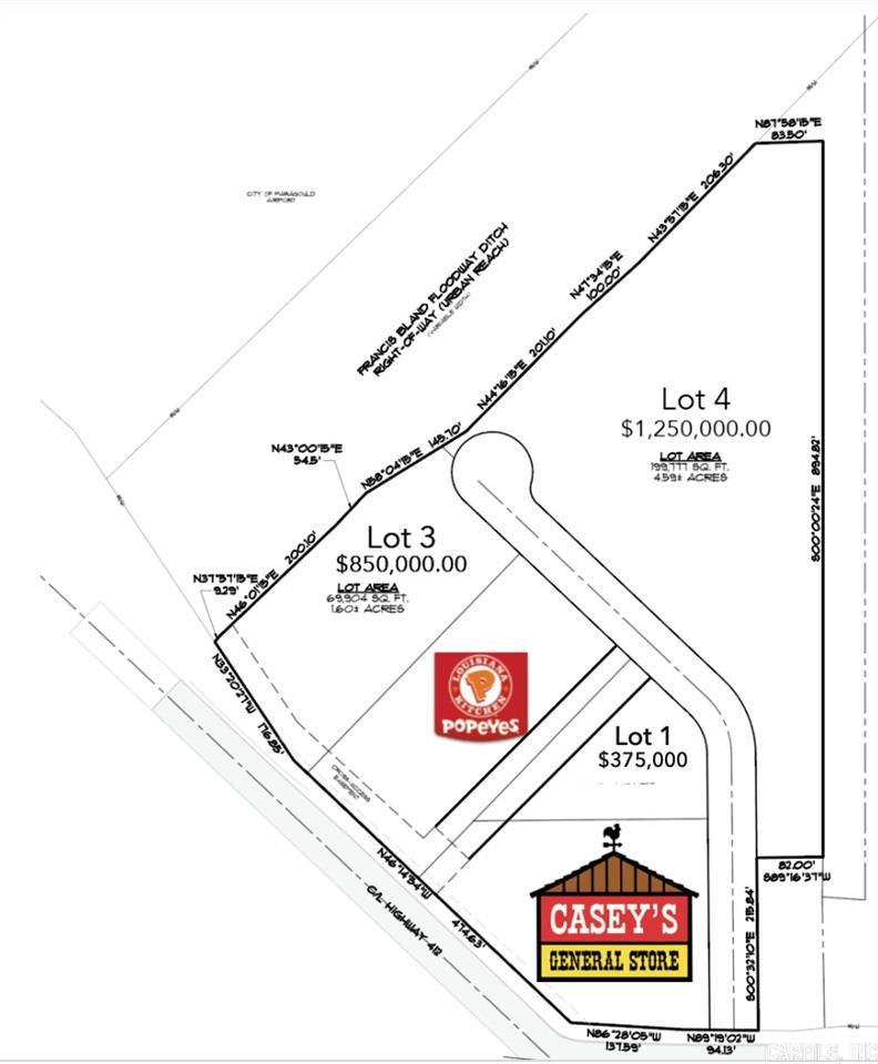 The lots are being sold as developed lots.  Lots can be sold separately.