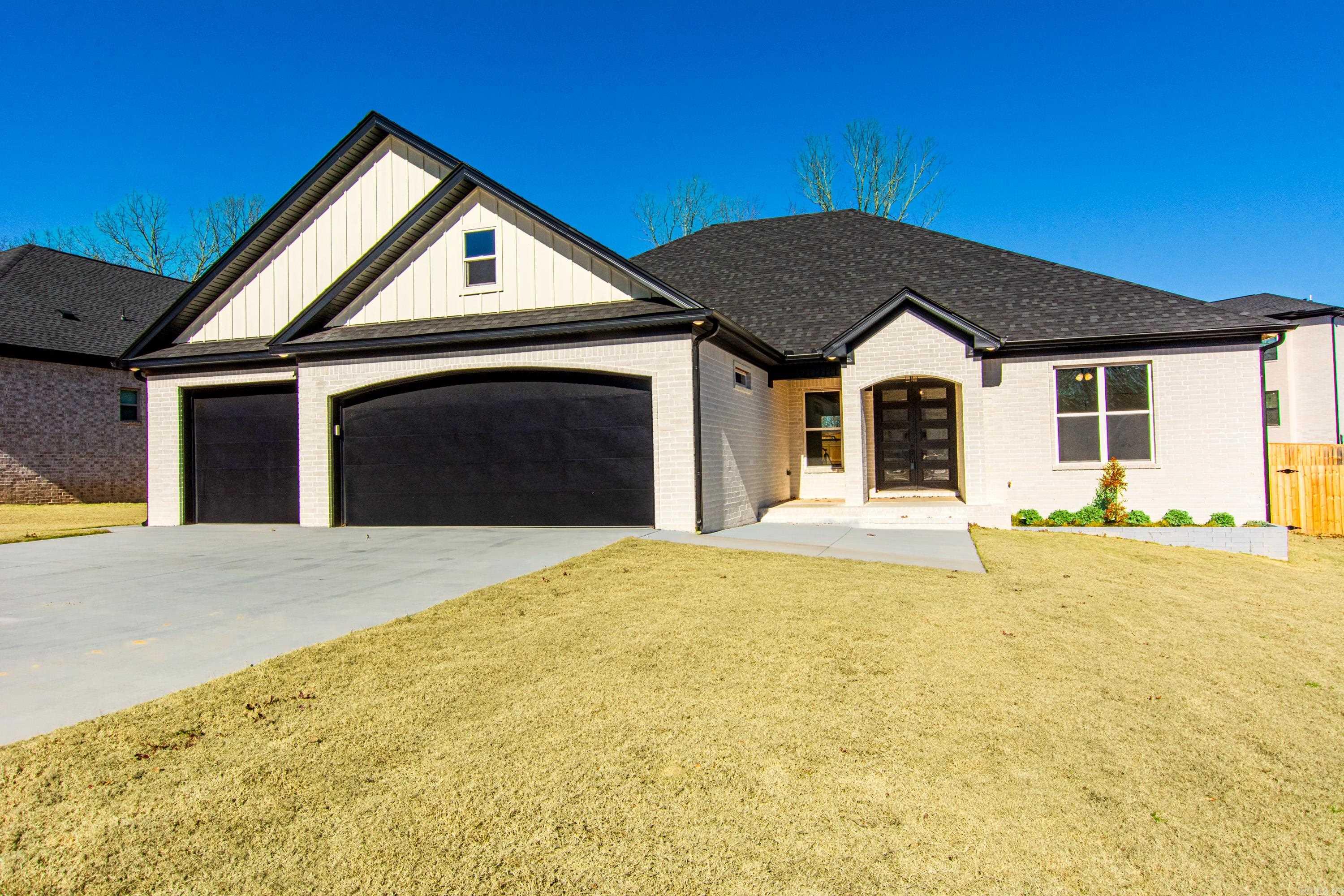 Amazing new construction, this one has your 3 car garage you've been looking for! Open floor plan with tall ceiling and so many extras!! The custom kitchen has a 5 burner gas cooktop, double oven, large granite island and builder already installed a refrigerator! This open floor plan is perfect for entertaining, also has half bath in hallway for guests! Do you have large master furniture, well this master suite is huge, has custom ceiling, extra trim, soaker tub, walk-in shower, double vanities and an amazing closet with access to laundry room with extra storage and folding area. Another extra that everyone loves, is a walk up staircase to floored attic for easy storage! Tankless water heater, (you never run out of hot water), extra insulation in interior walls, garage door is even insulated! Call to make your appointment!