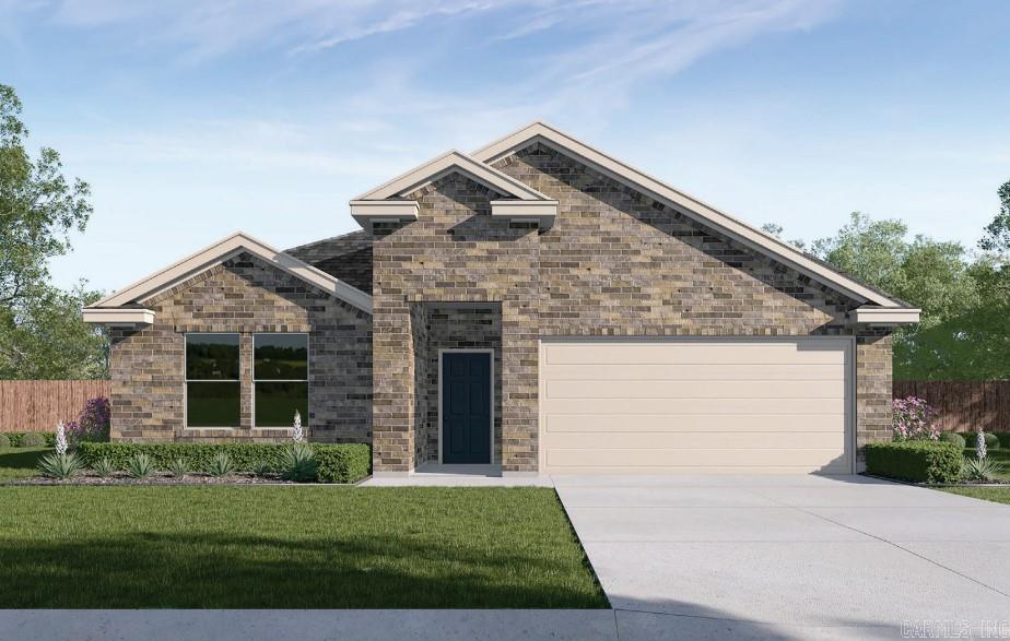 Lovely Logan plan in Wolfsbridge at Cabot, located in Cabot, Arkansas! These new construction homes feature modern finishes for comfortable living! Each home has LVP flooring and carpet. In the kitchen and bathrooms, you’ll find beautiful quartz countertops. The primary bathroom features a walk-in shower and a quartz vanity!  Each home will have 4-sides brick with Hardie® siding per plan. These homes come with a programmable thermostat! 10-year limited Homebuyer’s Warranty! Photos may be stock photos, representative of plan only and may vary as built. Annual taxes is an estimate. HOA is $375 per year with a $75 Transfer fee.