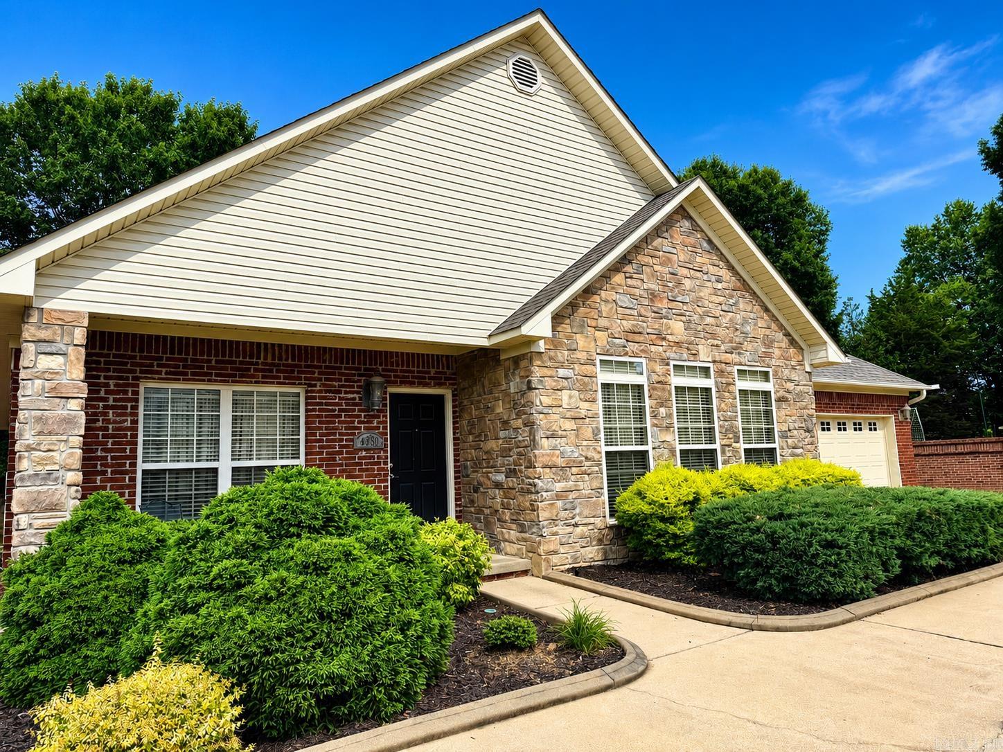 Welcome home to easy living! This move-in ready 3-bedroom, 2-bath home checks all the boxes with an oversized living room, cozy gas fireplace, split-bedroom floor plan, and a spacious kitchen featuring granite countertops, a large island with bar seating, and abundant cabinet space. The private primary suite offers a walk-in shower, relaxing Jacuzzi tub, and walk-in closet. A rare central vacuum system adds everyday convenience you'll wonder how you ever lived without! Step outside to enjoy the private backyard—perfect for relaxing or entertaining. The major updates have already been done for you, including a new roof and HVAC in 2024 and a new water heater in 2026, providing peace of mind for years to come. Conveniently located near medical offices, shopping, restaurants, and fitness centers, this well-maintained home is truly move-in ready and waiting for its next owner!