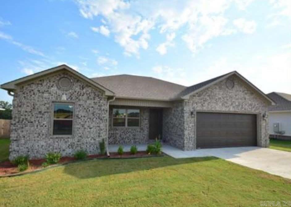 Well maintained home in the Terrace Meadows Subdivision on highway 64 in Beebe now available!  This charming one owner home offers several upgrades that you don't see in other homes in the neighborhood!  All carpet has been replaced with modern LVP making cleaning less of a chore!  In the primary bathroom, a new, custom, tile, walk-in shower has been installed.  Enjoy the peace of mind that the advanced security system offers, with cameras throughout and sensors on all of the windows and doors.  Custom blinds on every window really helps set this home apart from the rest. Parking won't be an issue because in addition to the 2 car garage, the driveway has been widened, giving you plenty of space to park your toys. Schedule a tour today!