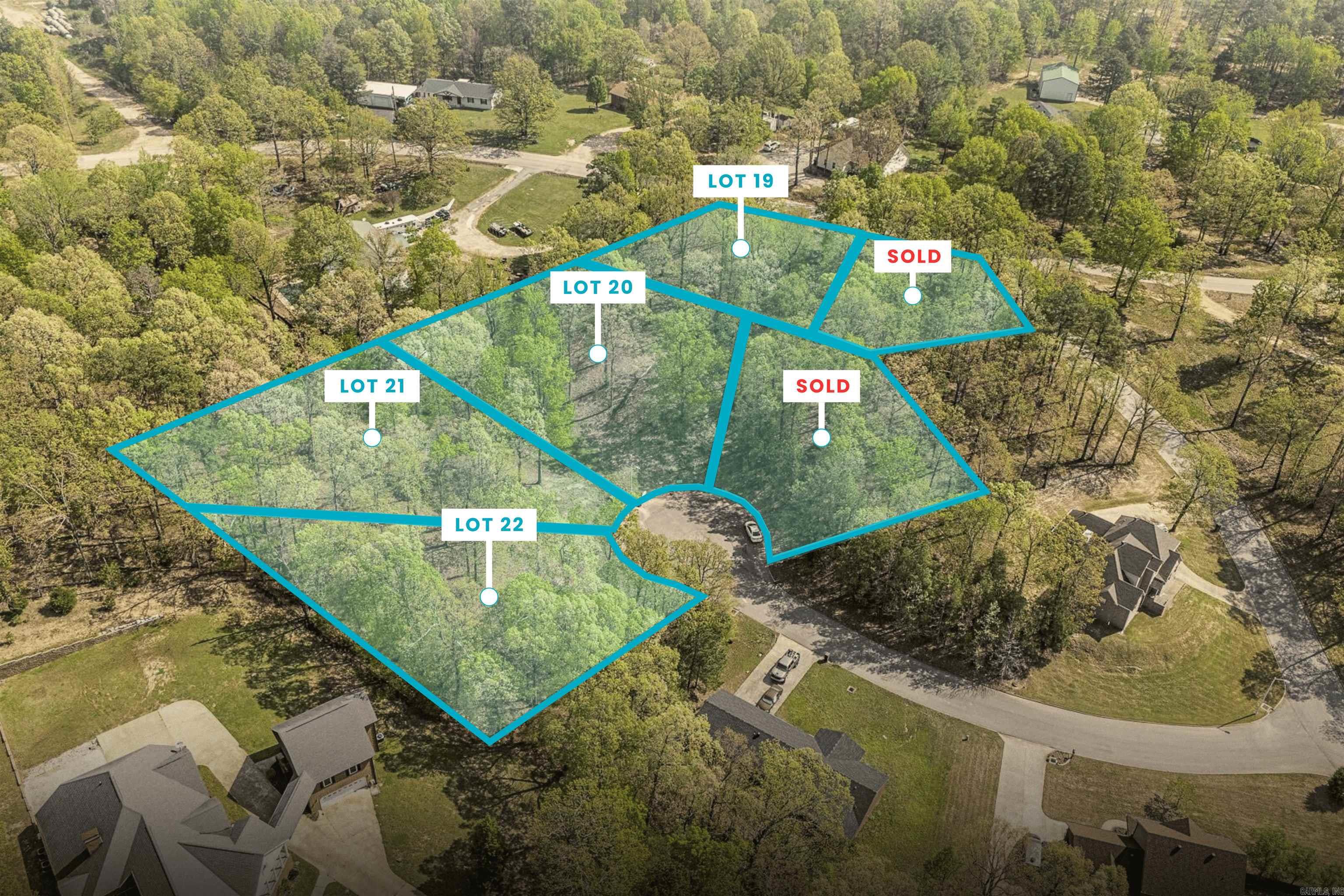 Deerfield Subdivision located within Paragould city limits and all have city utilities ready.