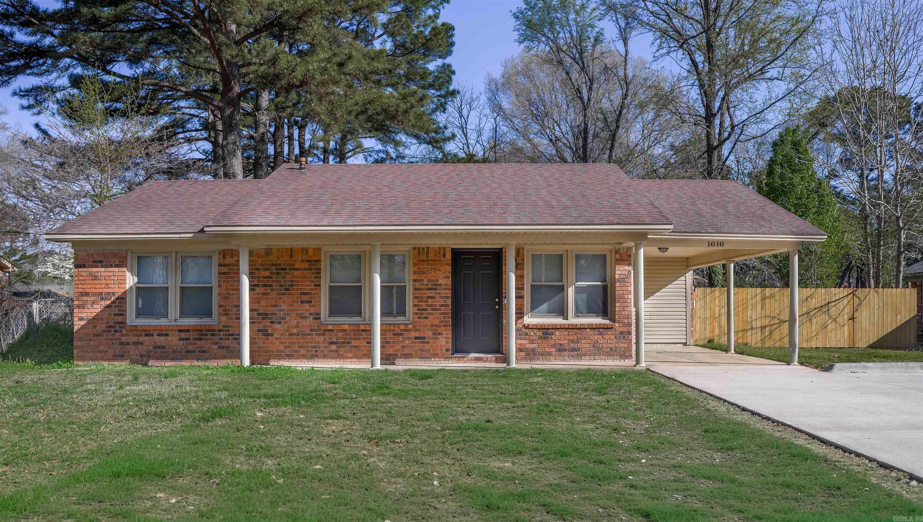 Beautiful West Jonesboro home with 3 bedrooms, 1 bath and nice upgrades! This all brick home is on a slab foundation with central heat and air and a nice carport. Why rent when you can enjoy your own home, in a great neighborhood with a spacious shady backyard!!