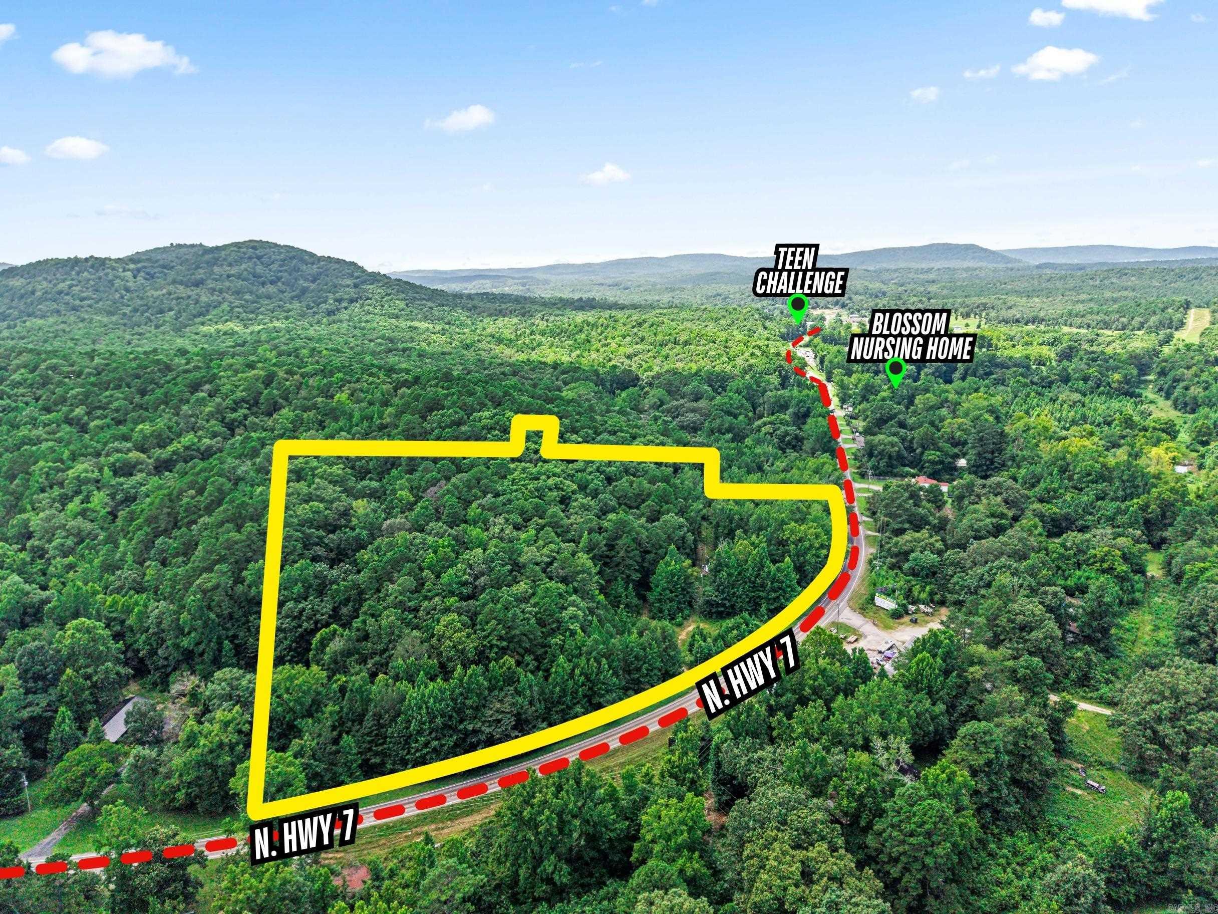 Endless possibilities await on this approximately 9.5-acre property with an impressive 950 feet of Highway 7 frontage plus additional access from Schwinn Hill Place Road. Whether you're looking to build, invest, or explore commercial potential (subject to any applicable zoning or restrictions), this versatile property offers outstanding visibility and convenient access. Utilities are already in place with water, electricity, and existing septic hookup on the property. Natural gas lines run along Highway 7. A new survey has been ordered and will be uploaded to the listing once received. The combination of excellent road frontage, dual access, and existing utilities makes this property a rare opportunity with countless possibilities. Call the listing agent today for more information or to schedule a showing.