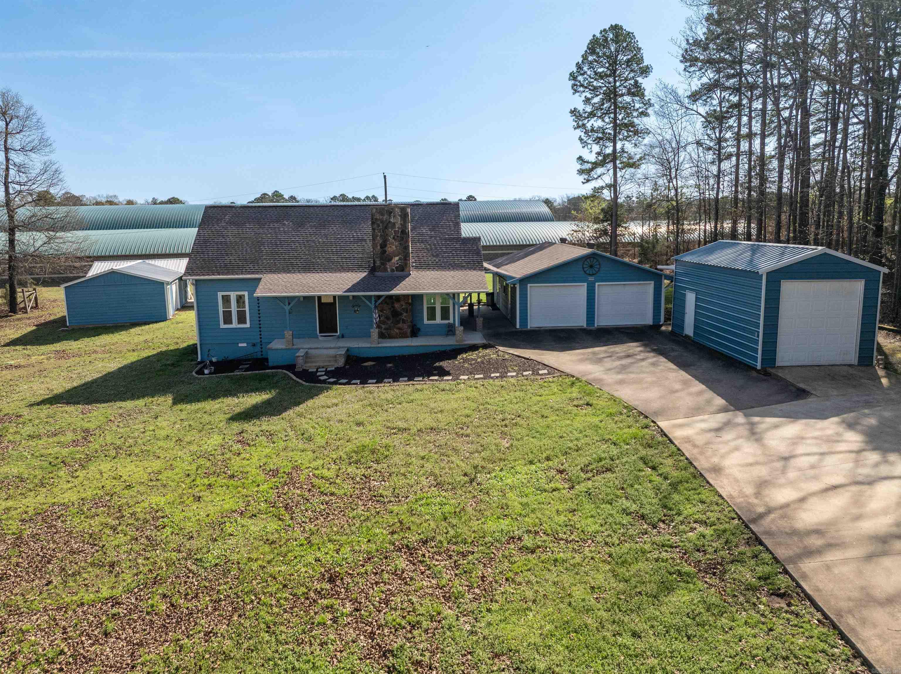 Heber Springs and Greers Ferry Lake awaits you!  Located on the west side of Heber Springs, this updated 2 bedroom 2 bath gem is located between Eden Isle and Heber marinas.  Move in ready with new roof, windows, exterior doors and exterior paint  (2021).  Lots of extras on the property including RV garage and detached "game room" that is ready for fun!  New septic system was installed in 2024... the house comes mostly furnished and the contents of the game room can be purchased separately.  This one is a must see.