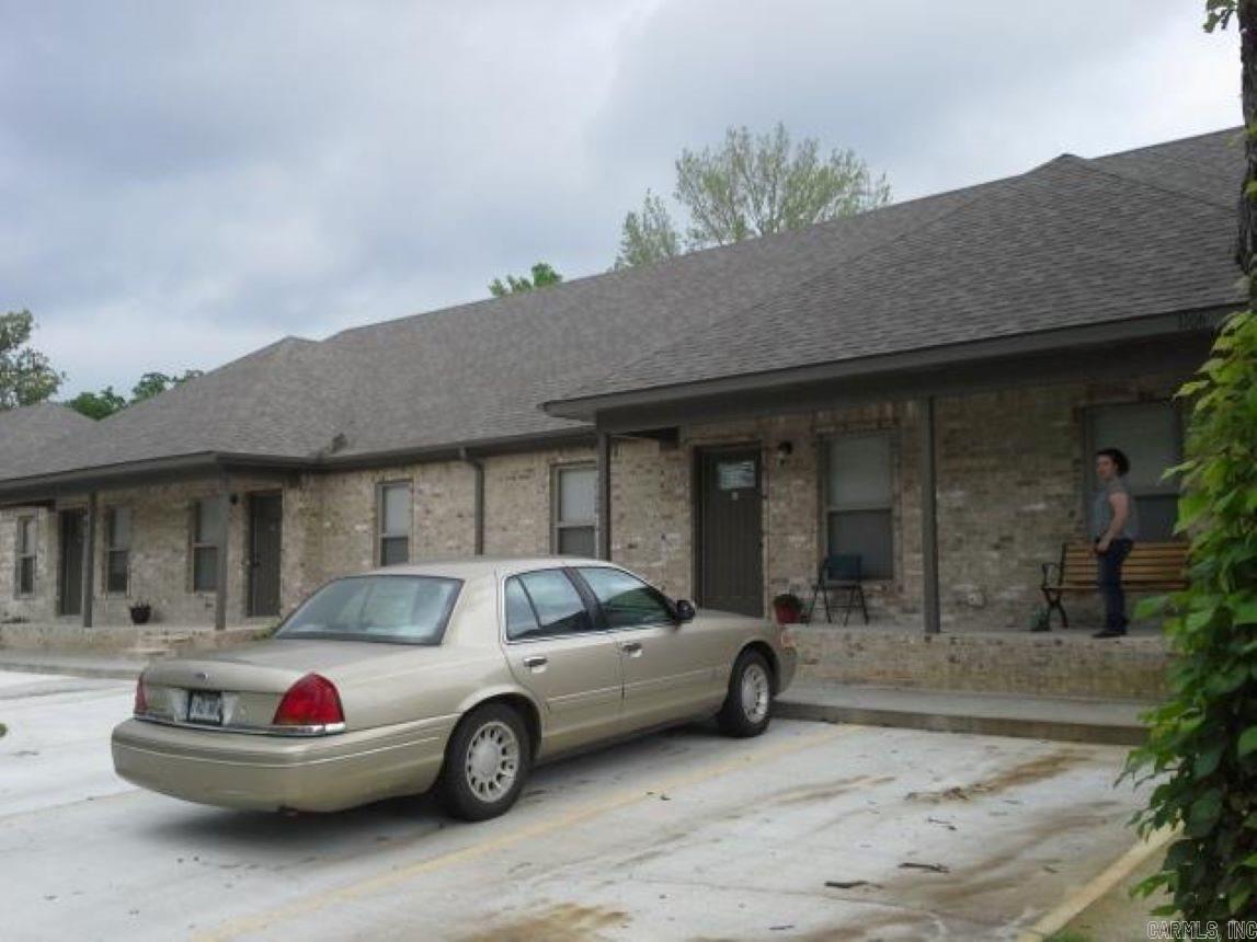 2 bedroom / 2 full bath unit available in downtown Cabot. This unit has stained concrete floors throughout, solid surface counter tops, and updated appliances. Cute front porch, good size for sitting and back patio. Back yard is communal with the rest of the units, thus no pets are allowed at this time. Rent is $695.00.   Deposit is $695.00. Application fee is $35 per adult. NO PETS. Tenant pays all utilities. Lawn maintenance is provided.