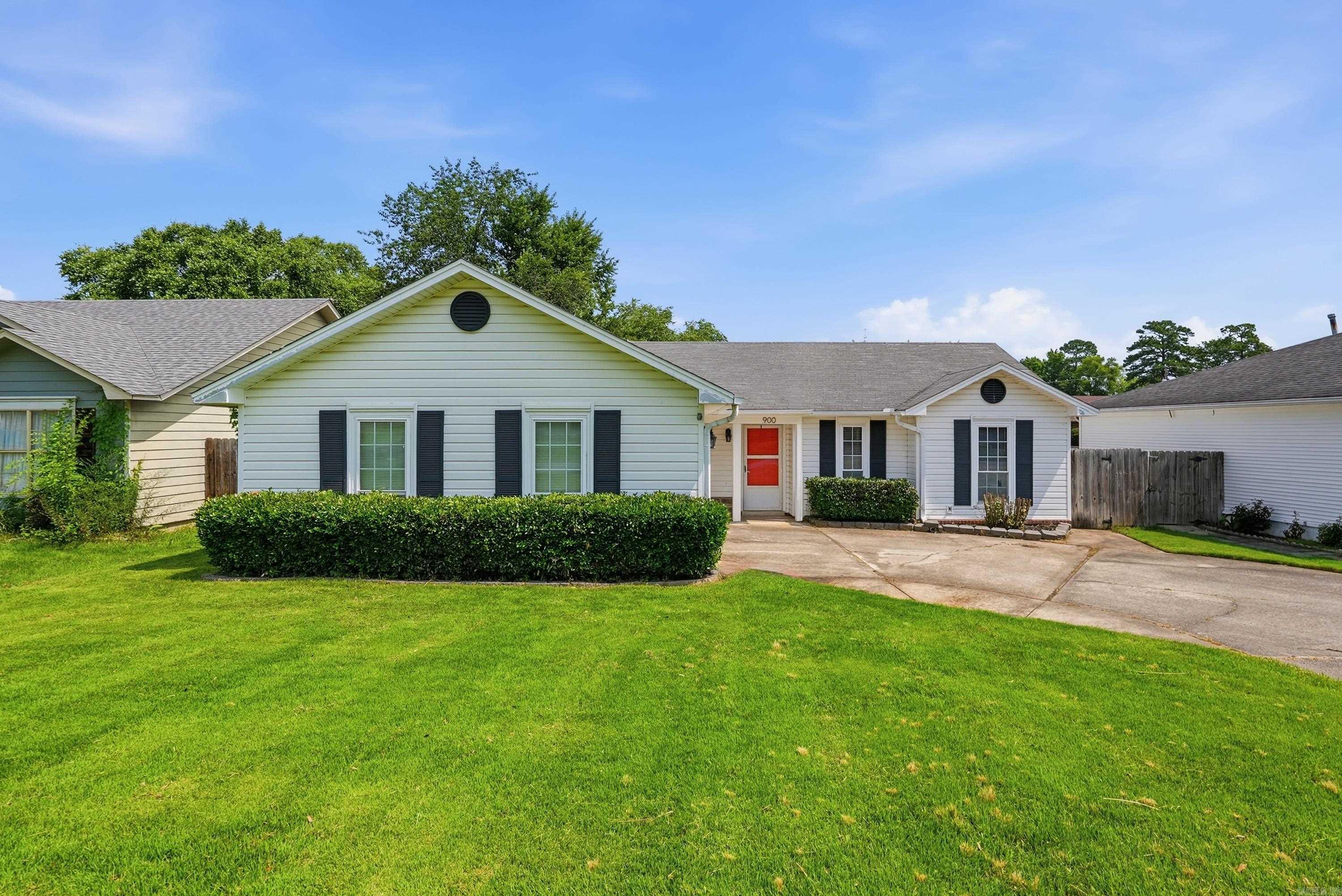 Welcome home to this 3-bedroom, 2-bath home in the heart of Bryant! With a split floor plan, this home offers privacy and a layout that works well for families, guests, or a home office.    Inside, you'll find luxury vinyl flooring throughout, making the home both stylish and easy to maintain. The living room features a cozy gas-starter fireplace, creating the perfect spot to gather on cooler evenings.  Step outside to enjoy the fully fenced backyard, complete with a storage shed that conveys—ideal for lawn equipment, tools, or extra storage.  Conveniently located just minutes from the interstate, shopping, restaurants, and everything Bryant has to offer, this home combines comfort, convenience, and move-in-ready appeal. Don't miss your chance to make it yours!