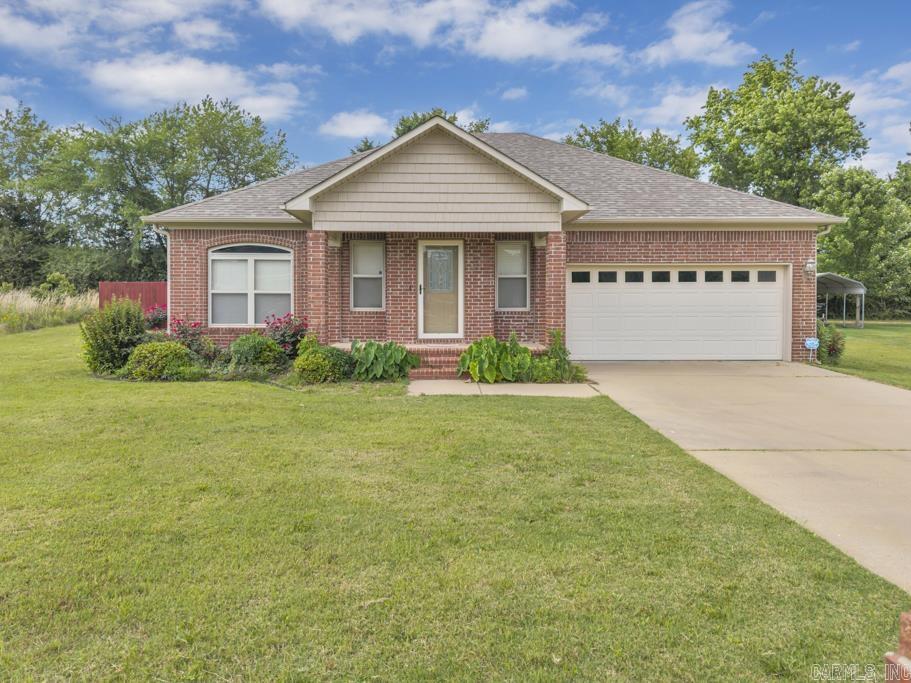3/2 brick home in Spring Meadows Subdivision! Roof is only 4 years old.  Split floor plan.  Nice size living room with gas log fireplace.  Spacious kitchen with island and all kitchen appliances convey.  Separate laundry room.  Primary bedroom has it's own full bath and a walk-in closet.  Large privacy fenced backyard and covered patio for outdoor enjoyment!