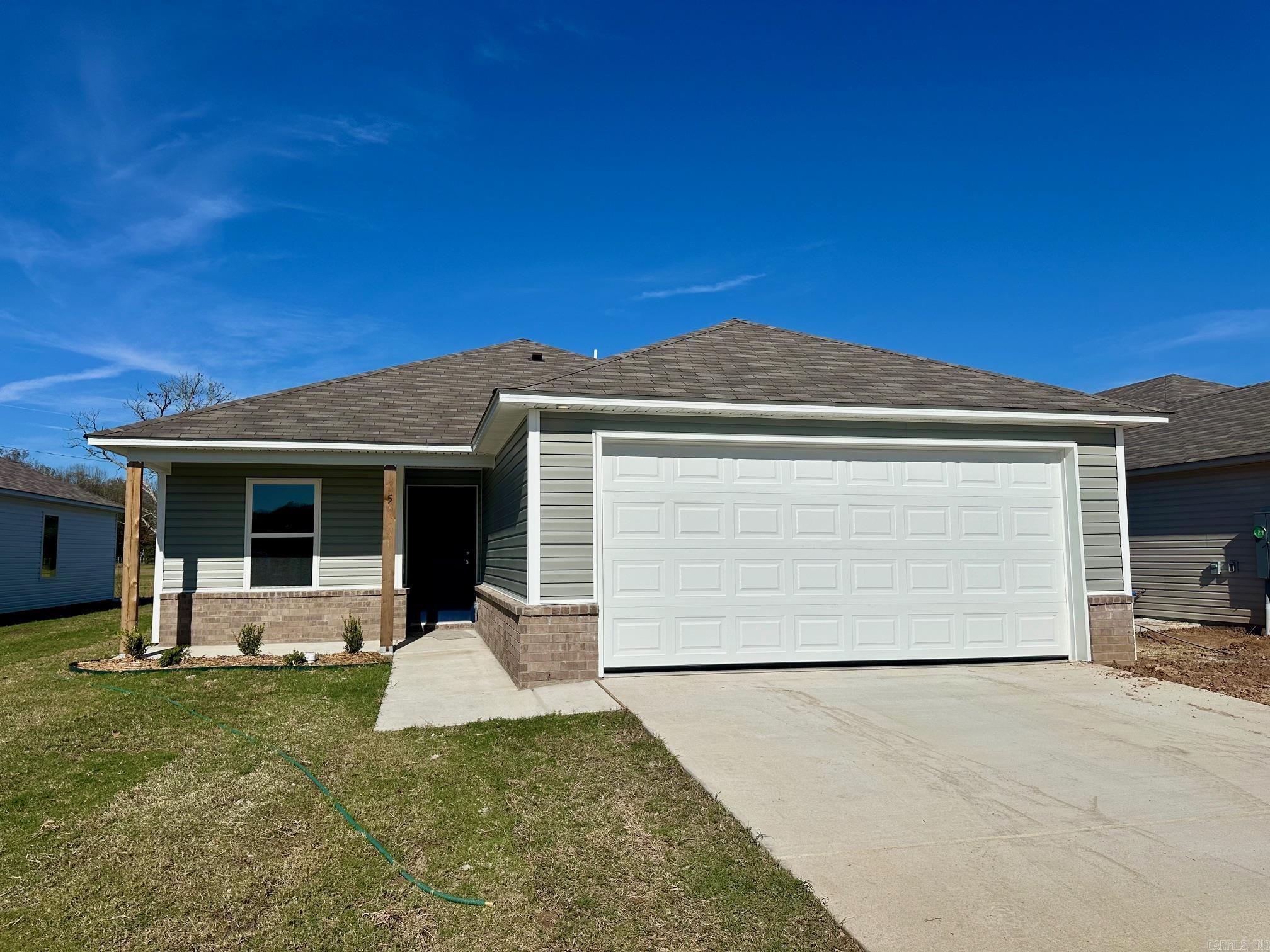 The Chadwick is an open, airy, spacious plan that's sure to please! This home has a beautiful open concept flow between eat-in Kitchen and Dining Room. It also comes with a covered back patio. Tour it today!  Valuable upgrades included in this home: plumbing faucet upgrade 2, 8" deep Kitchen sink, HVAC rigid duct upgrade, flush laminate bar top in Kitchen, Luxury Vinyl Plank flooring in wet areas and Living Room and adjacent hallways, add additional Bedroom (in lieu of Study) per municipal requirements, raised ceilings in Living Areas per municipal requirements, fiberglass exterior doors, Cheyenne style doors, added optional Master Closet door, baseboard level 2, 25in wide attic stairs, full sod, stainless steel appliance package.   THIS HOME IS SCHEDULED TO BE COMPLETE IN EARLY NOVEMBER.