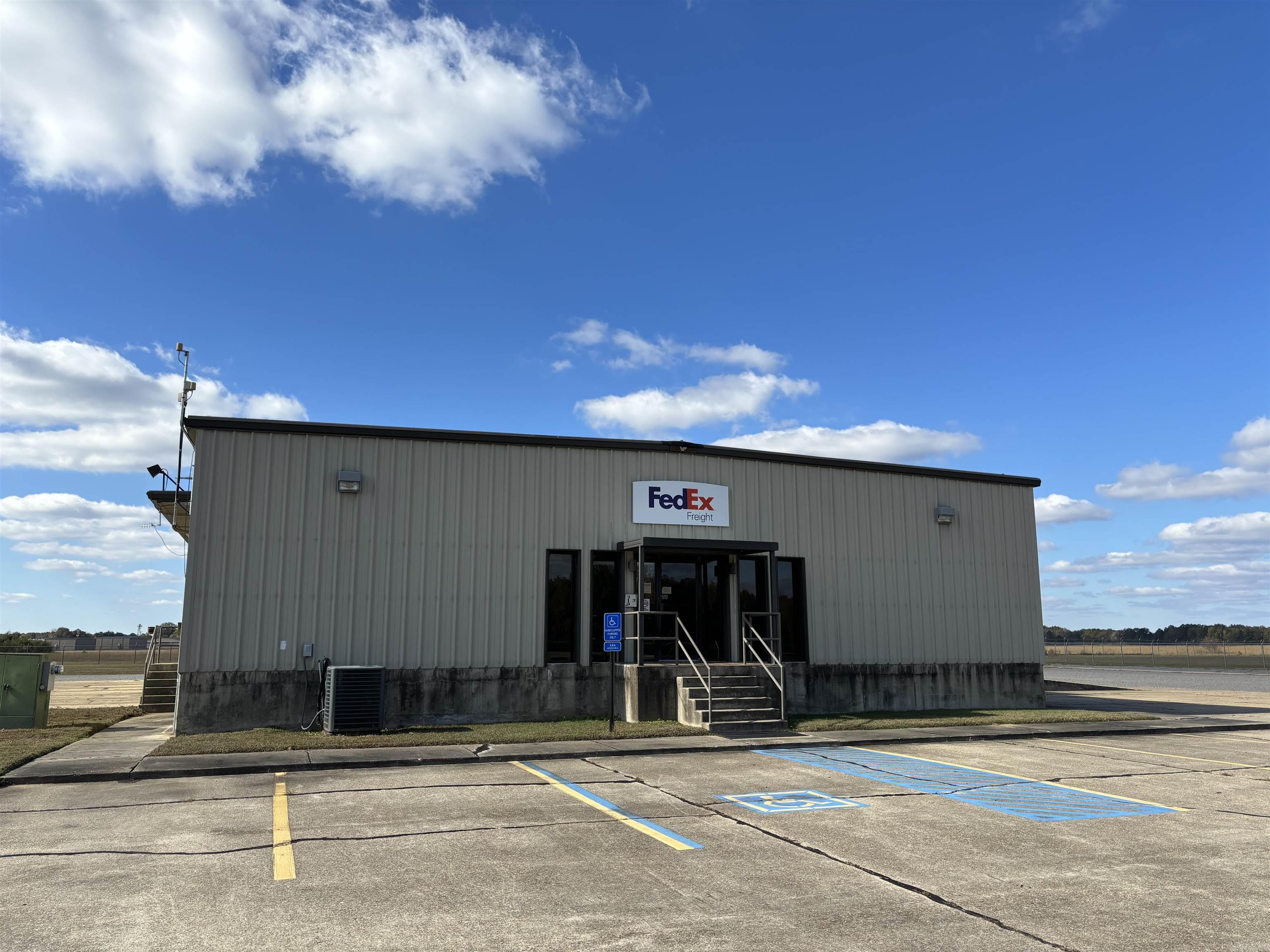 No seller property disclosure will be provided by sellers!  This choice commercial property is only minutes from the industrial park.  Formerly the Fed EX property.   The property boast 7,800 sq. ft. with 1,800 sq. ft. of heated and cooled office space featuring 2 offices with desk and file cabinets, a large lobby with 4 additional desk and a break room with table and chairs, his & her rest rooms and employee lockers.  The spacious warehouse is approx. 6,000 sq. ft. with 5 loading docks and 1 loading ramp.    Great concrete parking lot and a chain link security fence surrounds the property.  Situated on approximately 4 acres of land, this property offers both space and convenience.  The property is for sale or for lease at $5 per sq. ft./NNN.  Just minutes from AR Hwy 79/ 4 Lane and Hwy 274 leading to Highland Industrial Park.     Square footage, year built, and lot size taken from courthouse records.  No Financial and/or expense Reports of any kind, Not an operational business at this time   Mechanical, Lighting/Power, Elevation, Floor, Foundation, Site, & Plot Plans are on file.  *Owners may consider leasing property.
