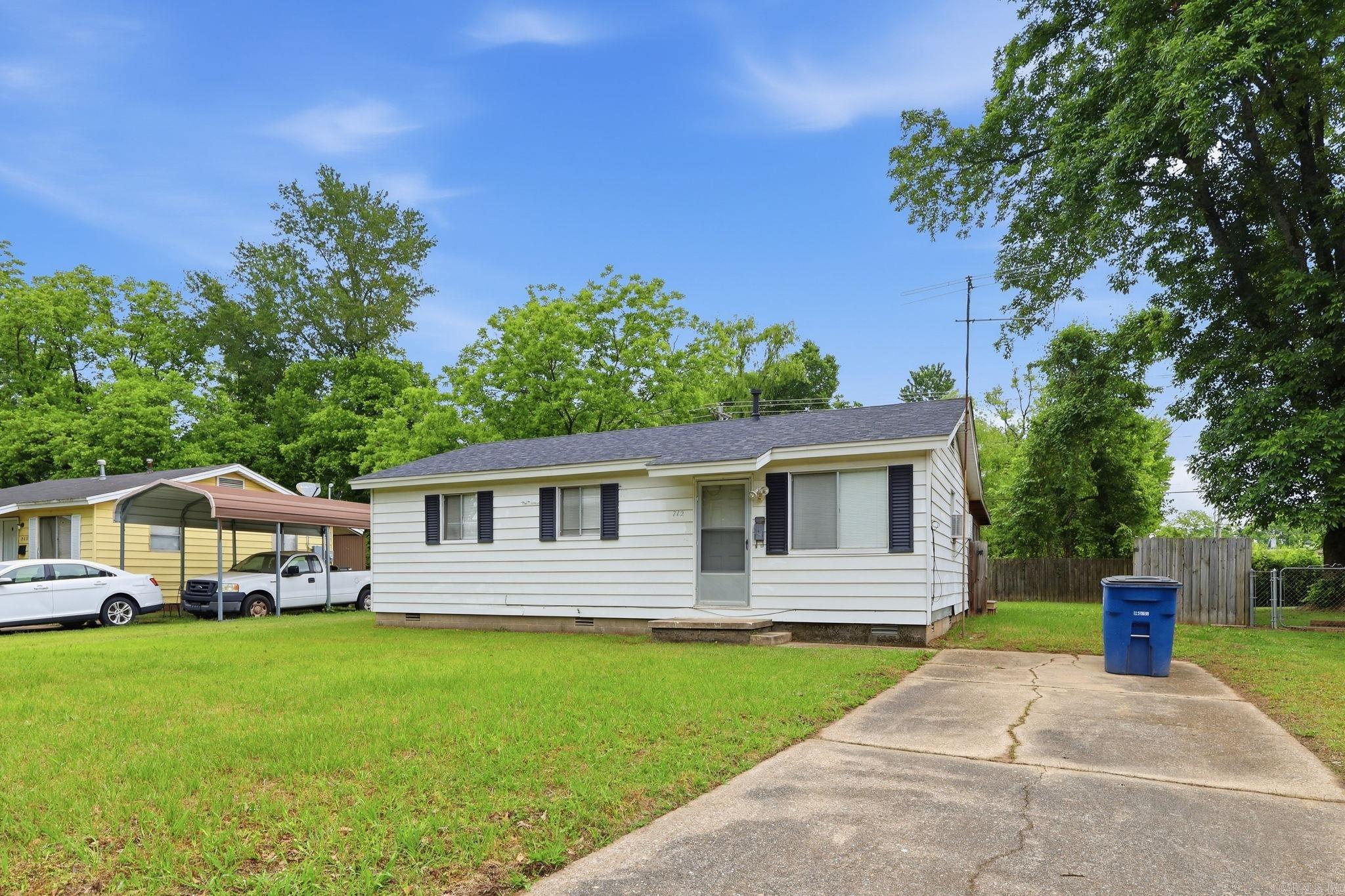 Welcome to 712 Graham Ave in North Little Rock — a great opportunity for homeowners or investors alike. This 3-bedroom, 1-bath home offers approximately 864 square feet of living space and sits on a spacious 0.18-acre lot in the established Greenlea subdivision. Built in 1964, the property features a practical single-level layout, a screened-in porch perfect for relaxing outdoors, and a fenced backyard with added privacy. The home also includes a concrete driveway and covered porch area, adding both convenience and functionality. Whether you are looking for an affordable primary residence, a rental property to add to your portfolio, or a value-add opportunity, this home has strong potential. Conveniently located near shopping, dining, schools, and quick interstate access, the property offers easy commuting throughout Central Arkansas. With steady rental demand in the area and room to make updates over time, this is a solid opportunity in North Little Rock. Property information, square footage, lot size, and tax data taken from county records and should be independently verified by buyer.