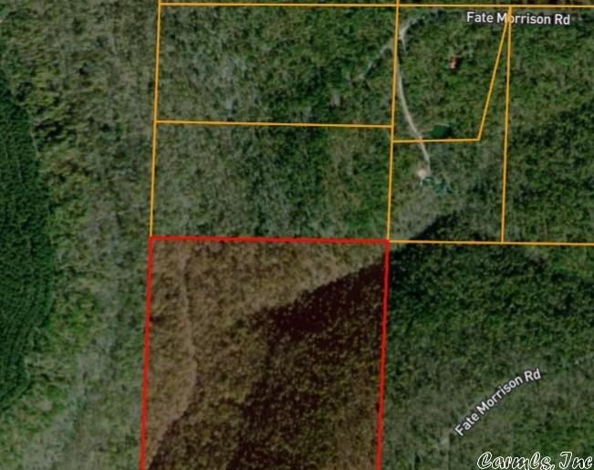 No 02257   WOODED ACREAGE FOR SALE – 40 acres of undeveloped property.  A road easement will be needed.  All wooded with a dramatic bluff line for anyone that likes to rock climb.  Approximately 4 acres of flat area.  Not too far on a county gravel road.  Located near the Fox Community in Stone County.   Call for additional details. $60,000