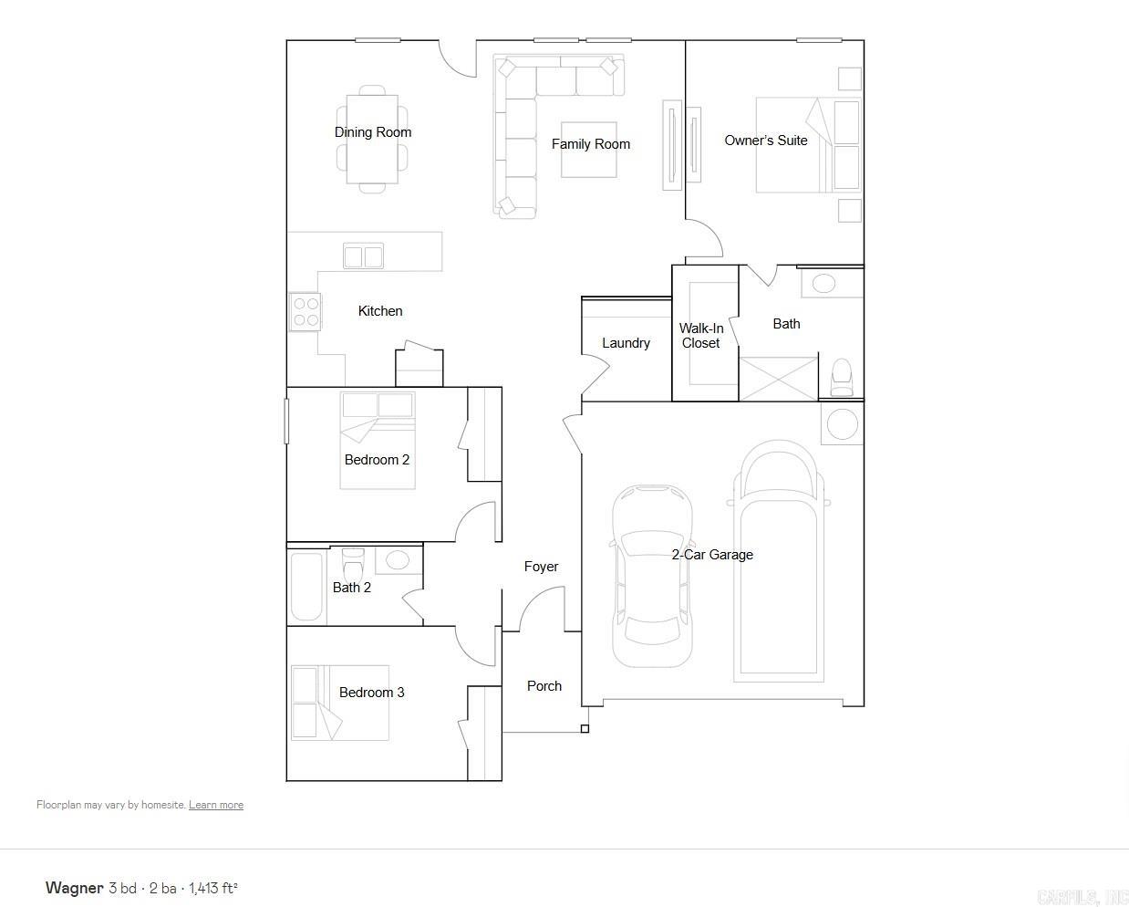 This new three-bedroom Wagner plan offers convenient single-story living, ideal for modern lifestyles. Two bedrooms are located near the front of the home surrounding a full bathroom, adjacent to a spacious and flexible open-concept layout shared between the kitchen, living and dining areas. A luxurious owner’s suite provides a serene retreat at the back of the home with an en-suite bathroom and walk-in closet.  **SEE SHOWING REMARKS & AGENT REMARKS FOR IMPORTANT INFORMATION**
