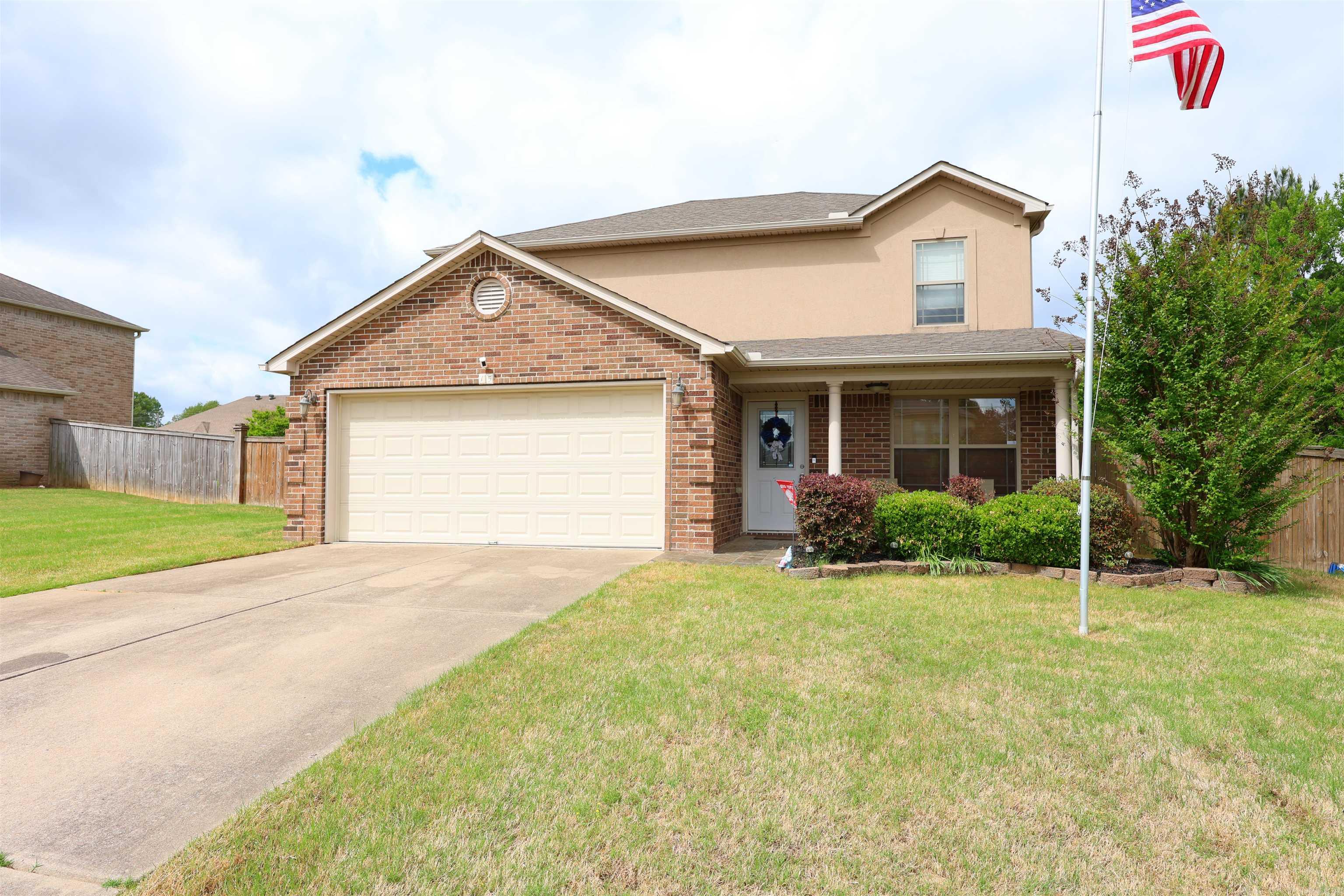 Beautifully maintained!!! This welcoming 4BR/2BA home is convenient to schools, freeway & shopping. Large living room w/2nd living space upstairs! Updated kitchen w/quartz counters, pantry & new SS appliances. Luxury vinyl downstairs, new carpet throughout. Both bathrooms have been stylishly updated; new fixtures, lighting, & more!  Master offers separate "no door" shower design.  In the backyard is a covered patio & round, above ground pool to enjoy... Great spot for cookouts & family fun!! Pool cover, pump & all accessories included. 2 Car garage w/epoxy floors provides easy maintenance; workbench stays. Call for more details... Must see today!!! (Agents see Remarks.)