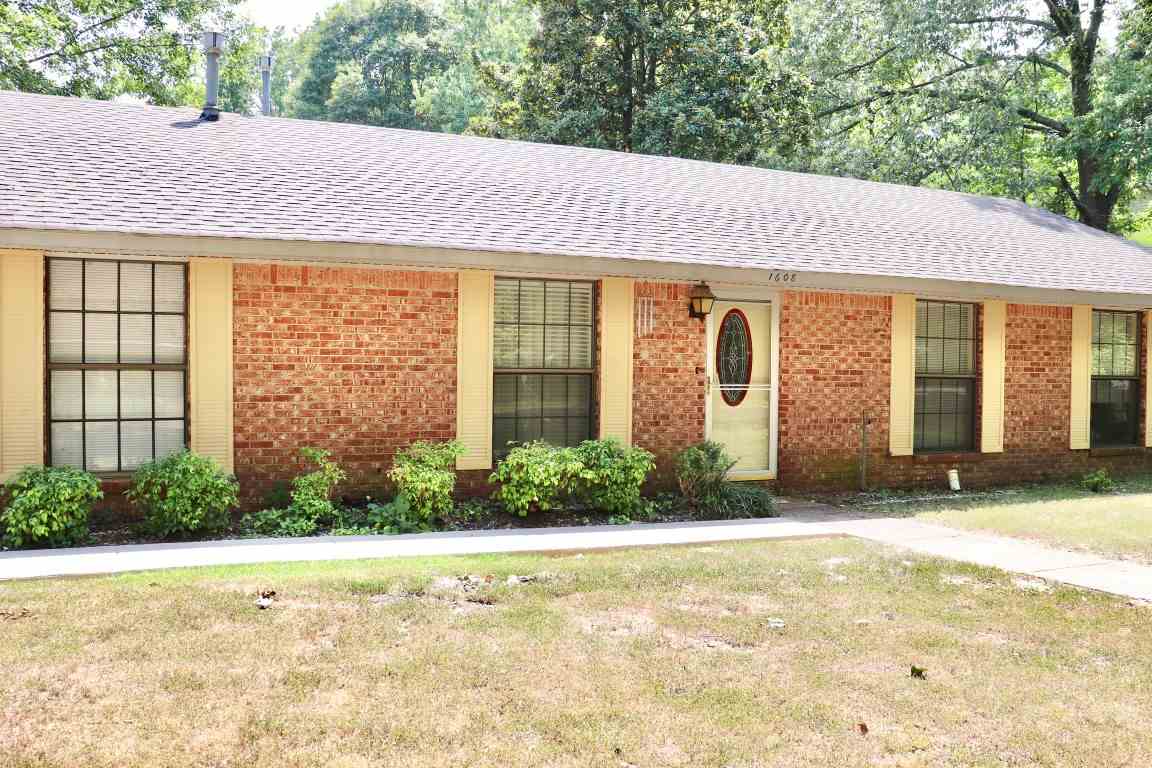 Nice all brick 3 bed 2 bath ranch style home with approx. 1355 sq ft. of space on a corner lot. Several updates in recent years have been madeincluding roof, sidewalks, storm door, stove, updated one of the baths with a stand up shower, replaced the patio doors, and converted the woodburning fireplace to gas logs.