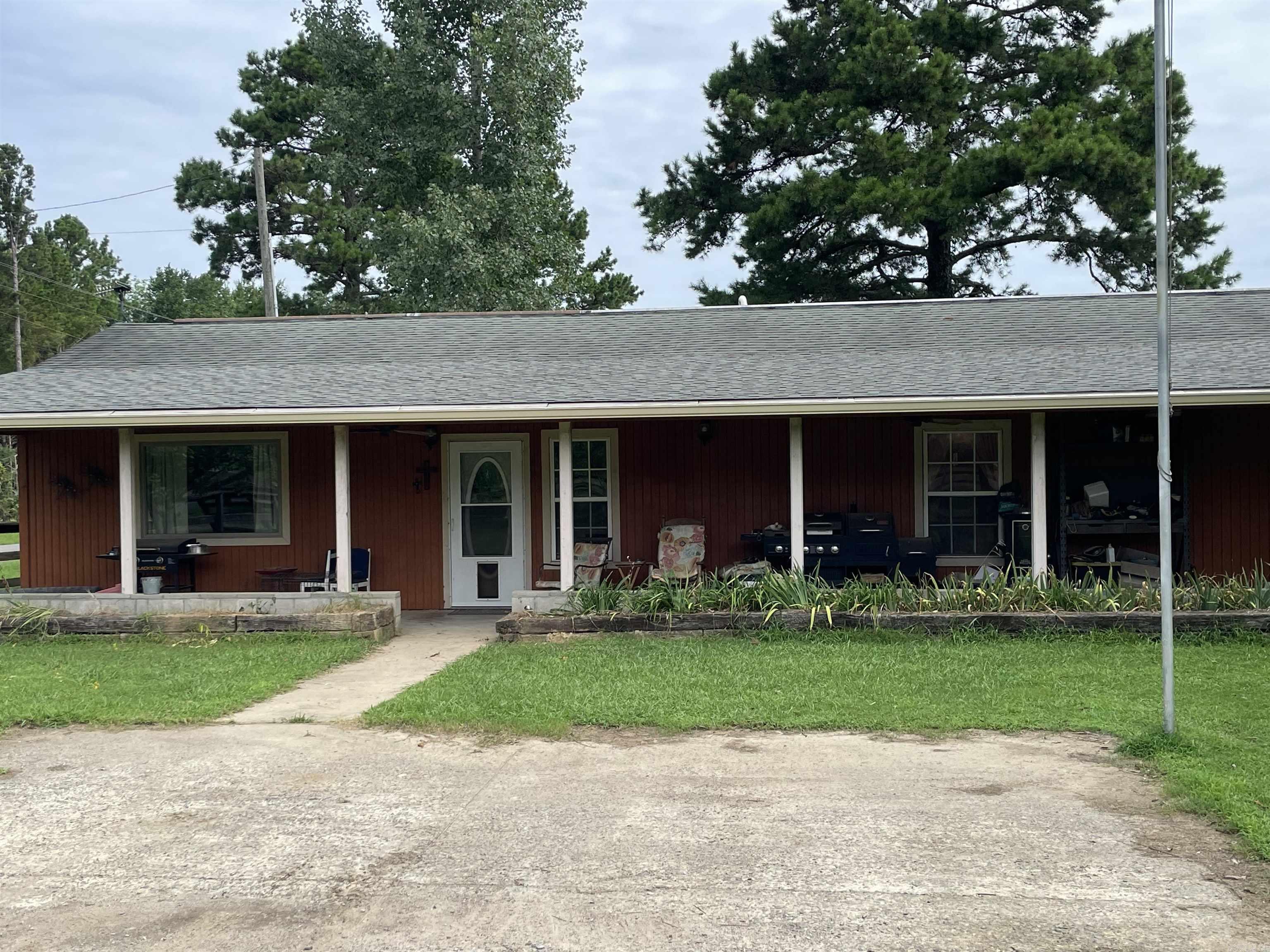 House with a barn and 2.90 Acres!!  Fenced property and a small pond.  If you have a horse or two or a few cows and chickens you may want to take a look at this property.  House needs a little tinder loving care.  Home features 3 large bed rooms with 2 baths.  Open kitchen and dining room.  Great location!! 3 minutes to the Narrows Park to launch your boat.  Most furniture will convey.  Motivated Seller.