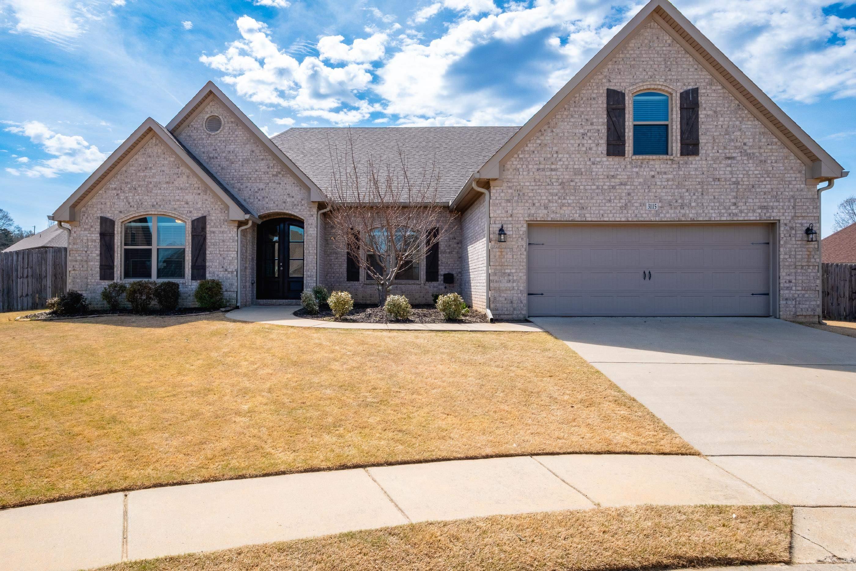 Tucked away at the end of a quiet cul-de-sac, 3115 Tobiano Circle in Benton offers the perfect blend of privacy, space, and style on an oversized lot. This beautifully designed 4 bed, 2 bath home showcases stunning hardwood flooring, custom built-ins, laundry room, bonus room & craftsmanship throughout. The kitchen is a true standout, featuring gorgeous granite countertops, stainless steel appliances, & ample workspace—ideal for both everyday living & entertaining. The open layout flows seamlessly into the living area, where a cozy fireplace creates a inviting focal point. Designed w/ a split floor plan, the spacious primary suite is a private retreat complete w/ dual closets and a luxurious, spa-like bath. Additional bedrooms offer flexibility for guests, a home office, or growing households. Built with energy efficiency in mind, this home helps keep utility costs low while maintaining year-round comfort. Step outside to a huge backyard with covered patio & plenty of room to relax, entertain, or create your own outdoor oasis. With a 2-car garage, thoughtful layout, & a new roof in 2024, this home delivers both function & style in a desirable Benton location.