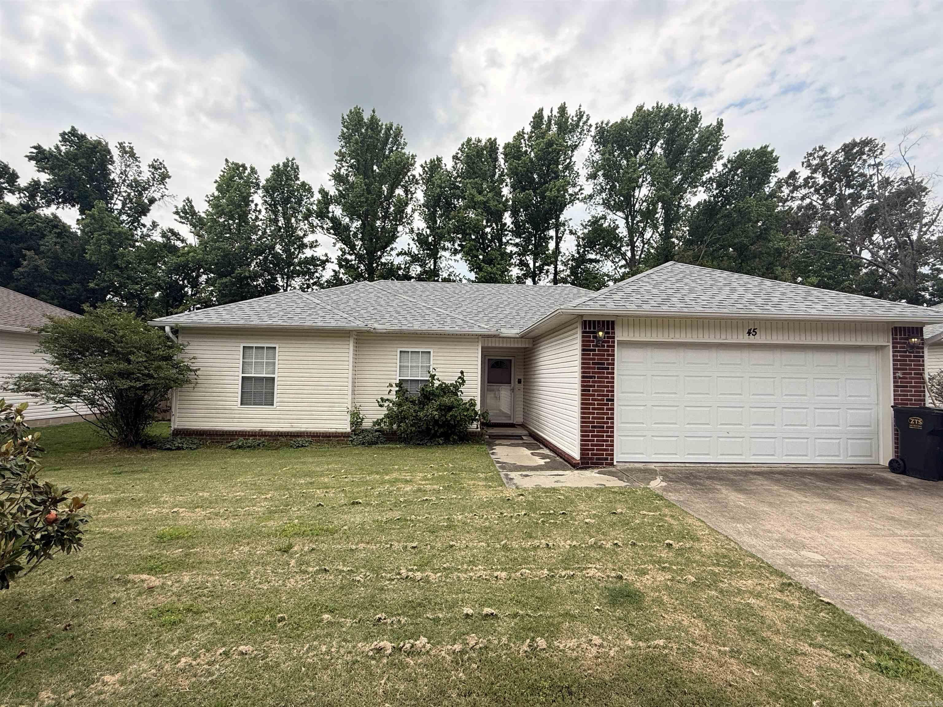 Welcome home to this super cute 3 bedrooms, 2 bathrooms, and 1,225 sqft of functional living. This home features a spacious open-concept layout perfect for everyday living and entertaining. Located in a qualifying rural development area, this could be a great opportunity for eligible buyers! While the home could use a little TLC, several updates have already been completed including a newer roof and a beautifully renovated guest bathroom featuring a modern stand-up shower with sliding glass doors. The primary suite offers a double vanity and a generously sized walk-in closet. Step outside to enjoy the fully fenced backyard with plenty of room to play, garden, or entertain, plus a covered back patio ideal for relaxing evenings. Under contract before listed.