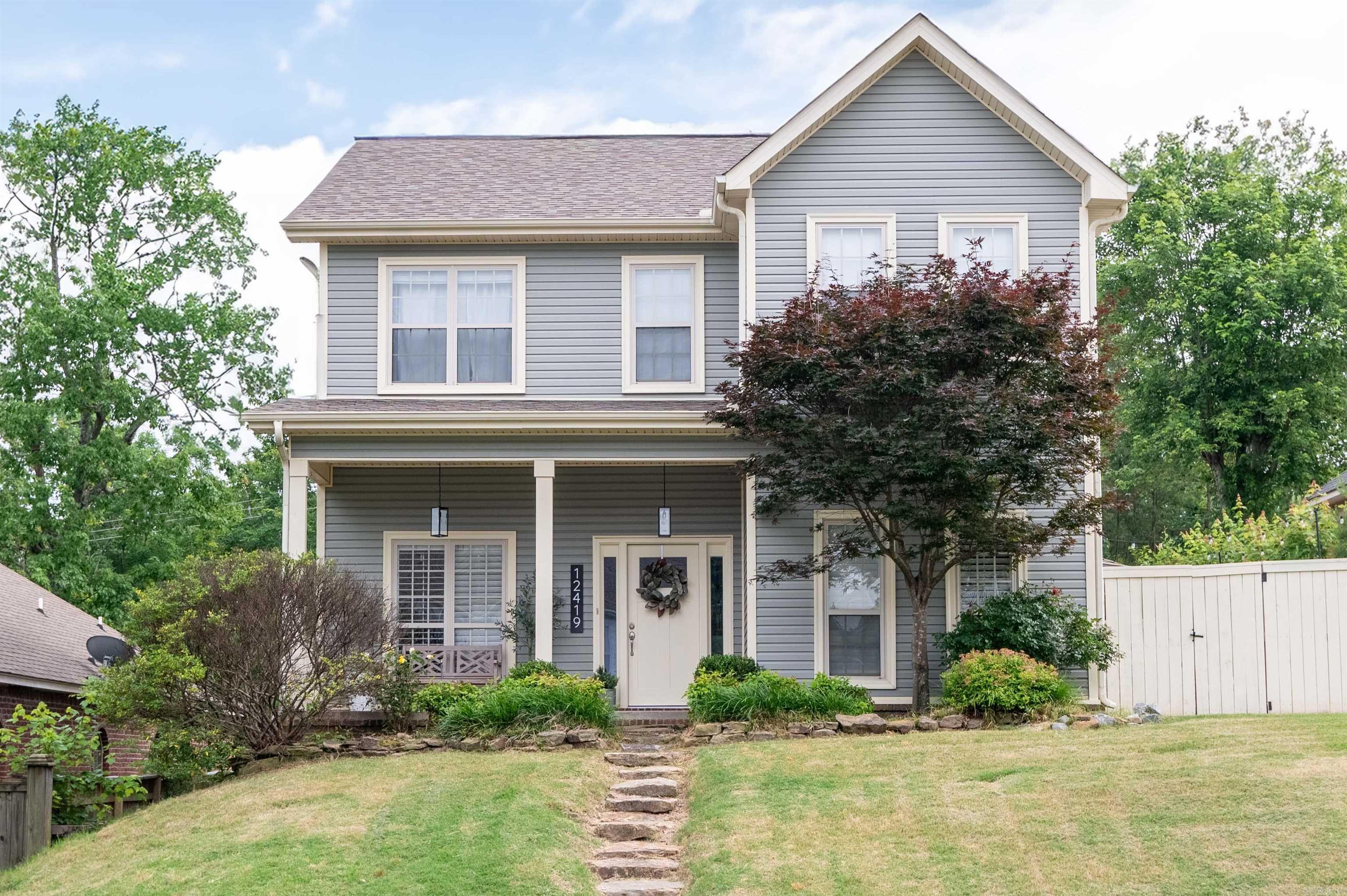 This fully updated, designer-inspired home is perfectly located in the coveted Brodie Creek area – with its renowned, charming, and coastal neighborhood style – while also belonging to the desired Woodlands Edge association – with access to the Woodlands Edge pool, park, tennis courts, trails & beautiful nature. The home features a mixture of character & modern design with tall ceilings, unique trim-work, board & batten walls, french doors, built-in & floating shelving, wall sconces, & extensive designer finishes throughout the home. The downstairs includes the kitchen, living room, dining room, office/playroom, laundry room, a half bathroom & an extra mudroom/flex room. The upstairs includes 4 beds & 2 full baths. The primary suite is separated by an adjoining corridor & features 2 walk-in closets, a jetted tub, a tray ceiling & light-filled windows. The exterior includes a front porch with a view, a side patio great for entertaining, a secondary fenced-in pet or play area, a private alley driveway, an extra parking pad & a 2-car garage. Enjoy brand new counters, sinks, tile, faucets, lighting, paint, handles, toilets, mirrors, etc. – plus proximity to both the interstate & WLR!