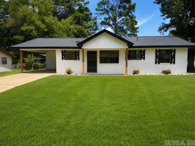 Welcome home to this beautifully renovated property located in Gurdon, AR, offering the perfect blend of modern updates and peaceful living. Completely move-in ready, this home has been thoughtfully updated from top to bottom with a brand-new roof, new water heater, fresh interior paint, and new flooring throughout.  The stylish kitchen and bathroom feature gorgeous countertops, adding a touch of elegance to the home's contemporary design. Step outside to a spacious backyard with endless possibilities—whether you're entertaining family and friends, creating the perfect play area for pets, gardening, or planning future additions.  If you're looking for a home where all the major updates have already been completed, this is it. Enjoy the convenience of modern finishes, low-maintenance living, and a quiet location just minutes from town. Don't miss your opportunity to make this beautifully updated home yours!